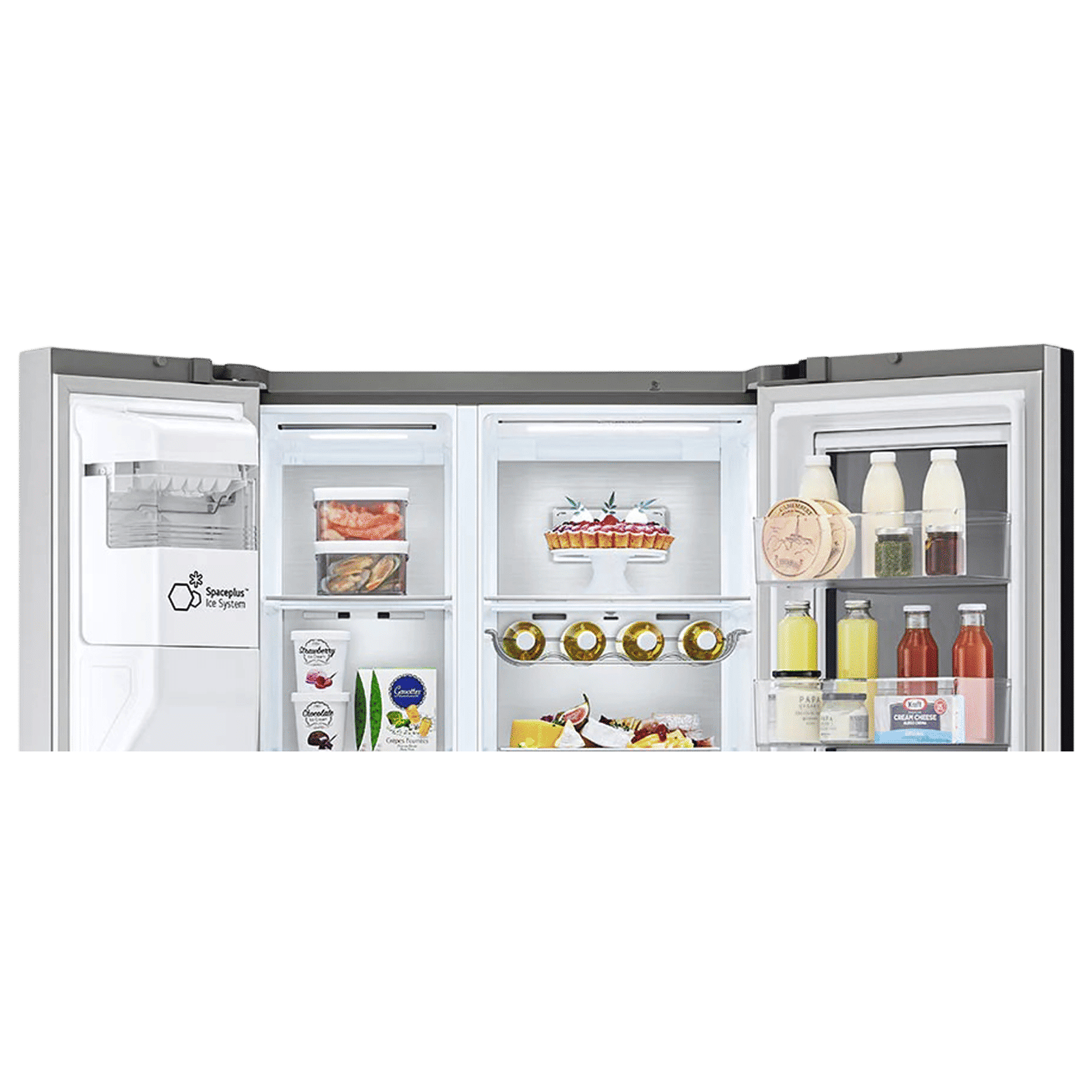 LG 674 Litres Frost Free Side by Side Door Smart Wi-Fi Enabled Refrigerator with InstaView Door-in-Door (GC-X257CSES.ABSQEB, Noble Steel)_9