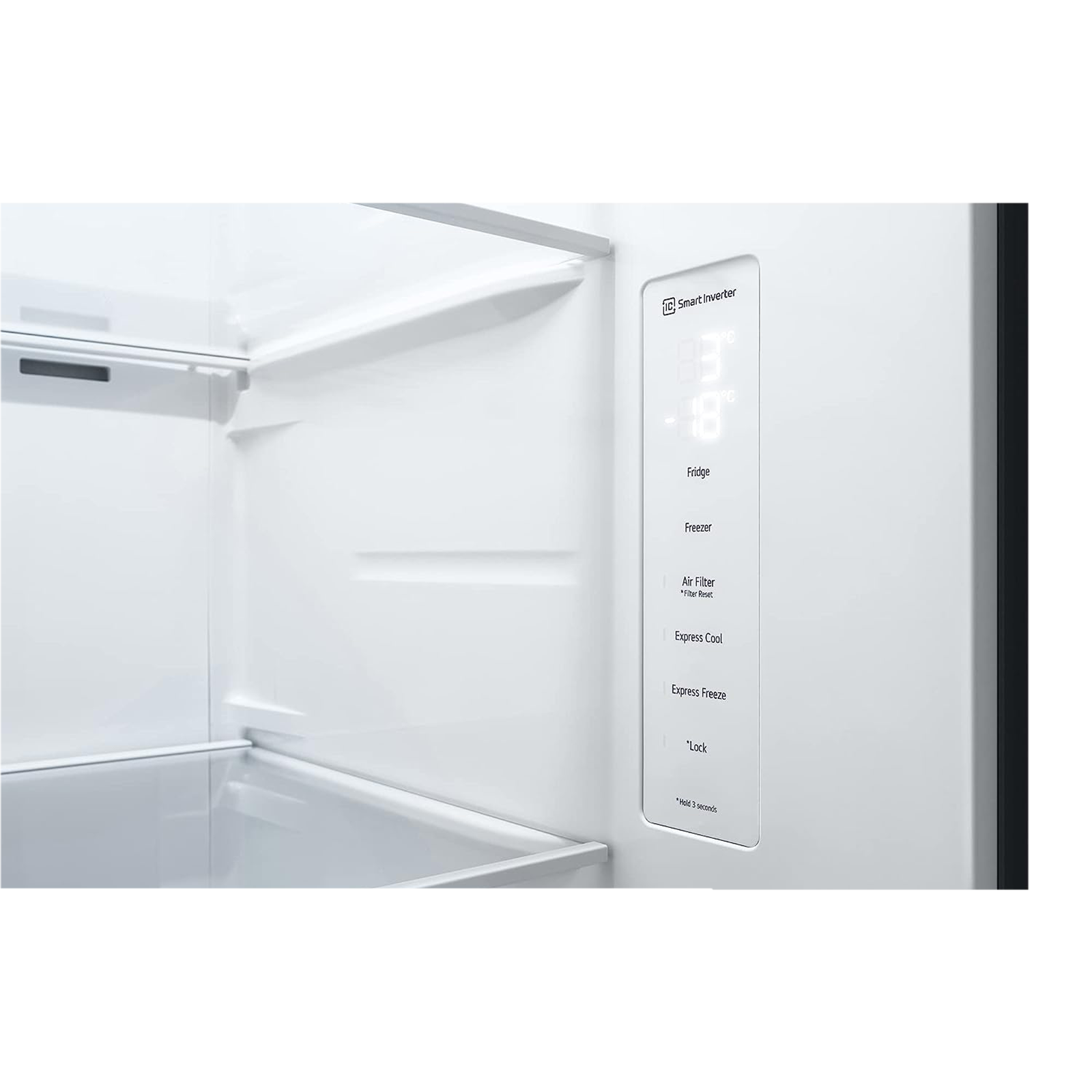 LG 694 Litres Frost Free Side by Side Refrigerator with Door Cooling Plus Technology (GC-B257SLUV.APZQEB, Platinum Silver III)_7