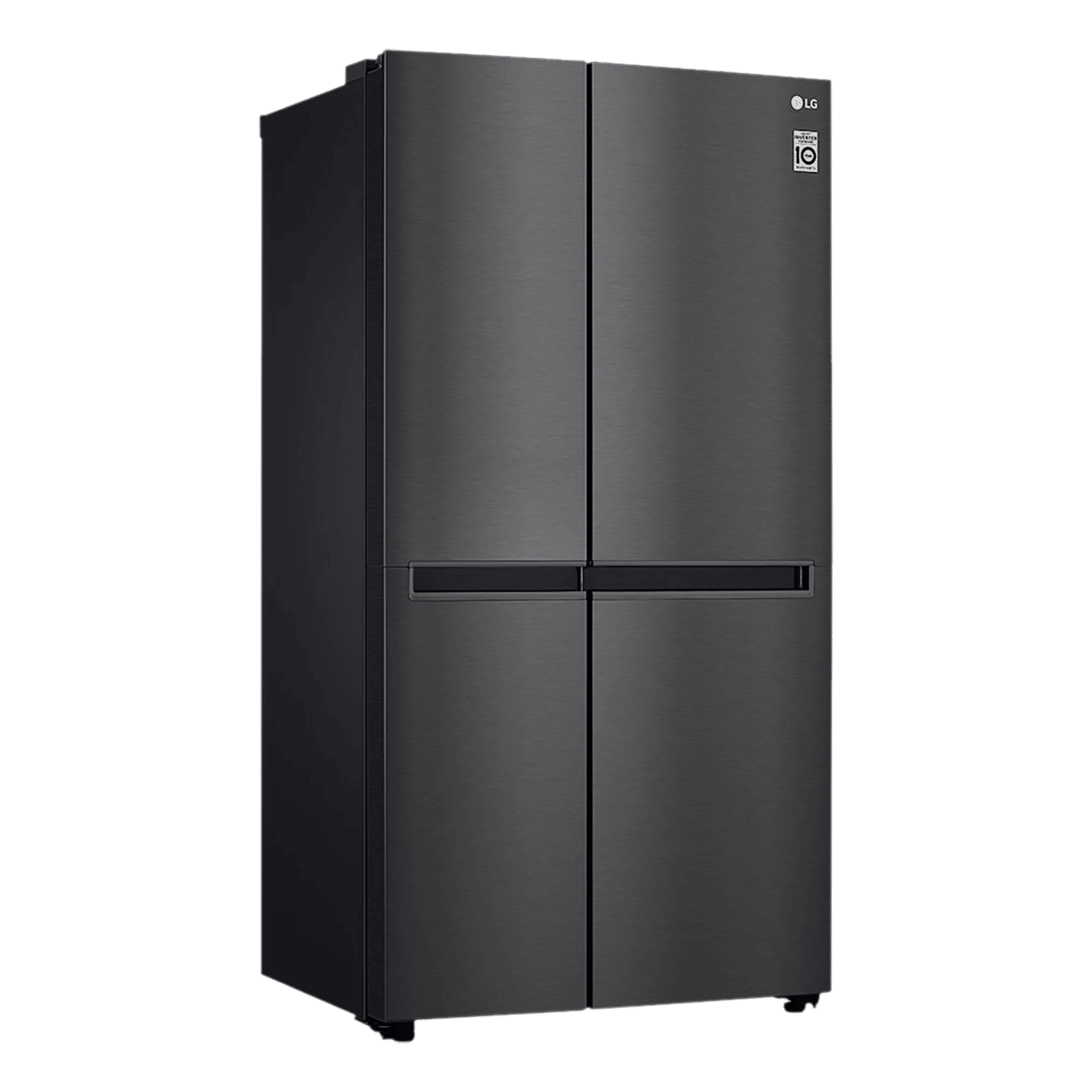 LG 655 Litres Frost Free Side by Side Refrigerator with Door Cooling Plus Technology (GC-B257KQBV.AMCQEB, Matte Black)_3