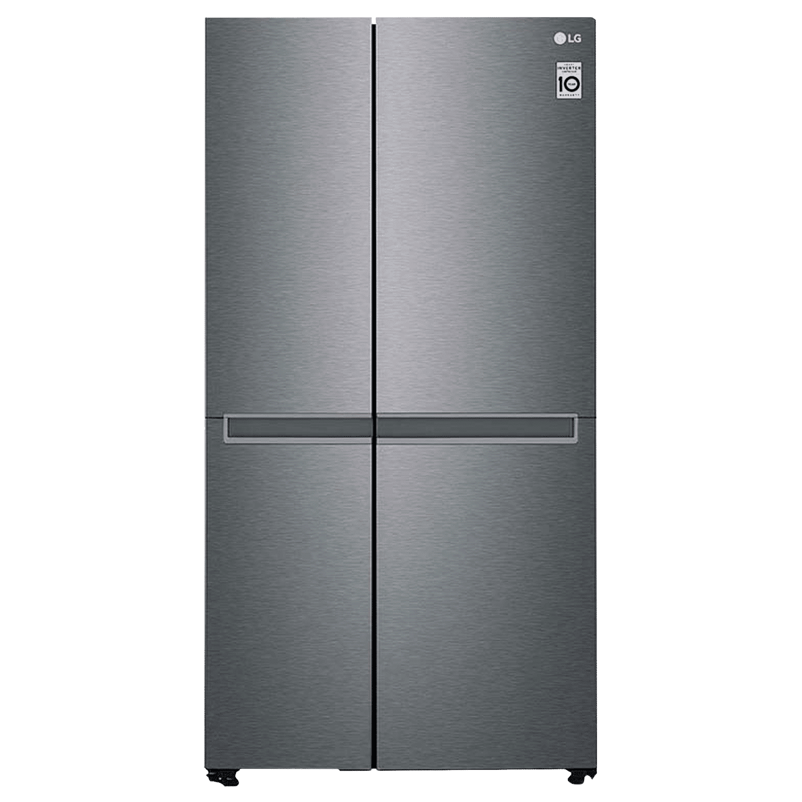 LG 688 Litres Frost Free Side by Side Refrigerator with Door Cooling Plus Technology (GC-B257KQDV.ADSQEB, Dazzle Steel) LG 688 Litres Frost Free Side by Side Refrigerator with Door Cooling Plus Technology (GC-B257KQDV.ADSQEB, Dazzle Steel)_1