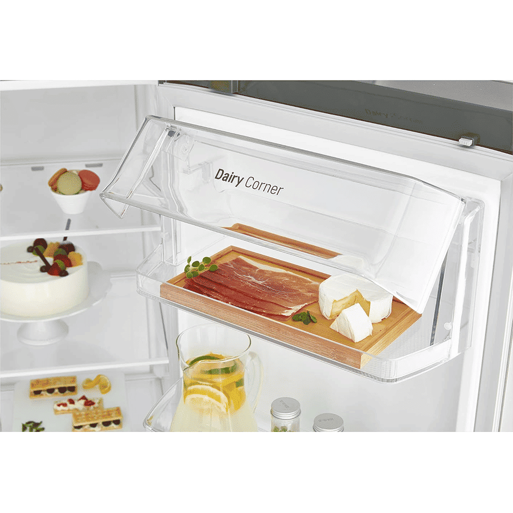 LG 688 Litres Frost Free Side by Side Refrigerator with Door Cooling Plus Technology (GC-B257KQDV.ADSQEB, Dazzle Steel) LG 688 Litres Frost Free Side by Side Refrigerator with Door Cooling Plus Technology (GC-B257KQDV.ADSQEB, Dazzle Steel)_6