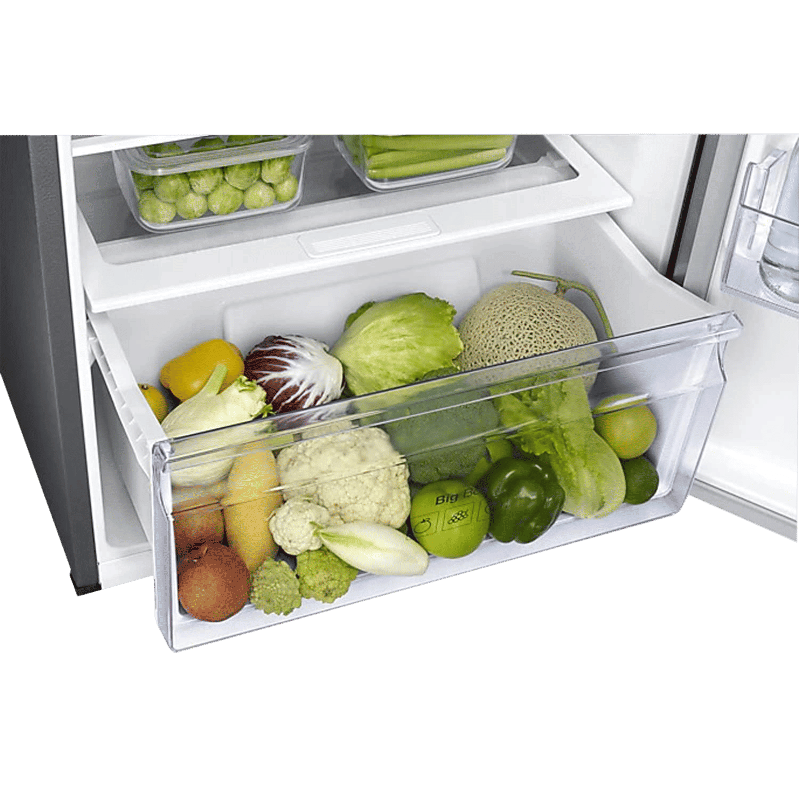 SAMSUNG 415 Litres 2 Star Frost Free Double Door Convertible Refrigerator with All-Around Cooling Technology (RT42B5538S8/TL, Elegant Inox)_7