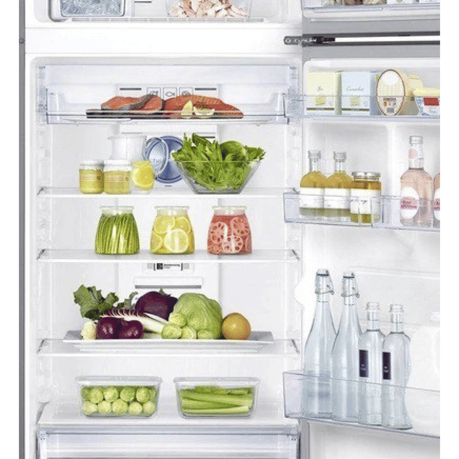 SAMSUNG 415 Litres 2 Star Frost Free Double Door Convertible Refrigerator with All-Around Cooling Technology (RT42B5538S8/TL, Elegant Inox)_11