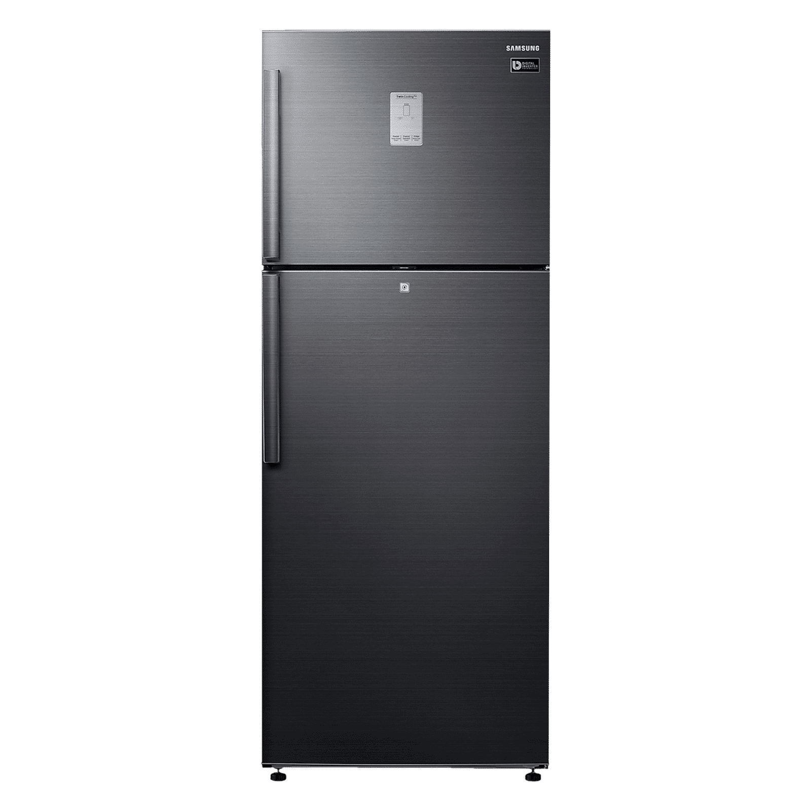 SAMSUNG 478 Litres 2 Star Frost Free Double Door Convertible Refrigerator with Coolpack 12 Hours (RT49B6338BS/TL, Black Inox)_1