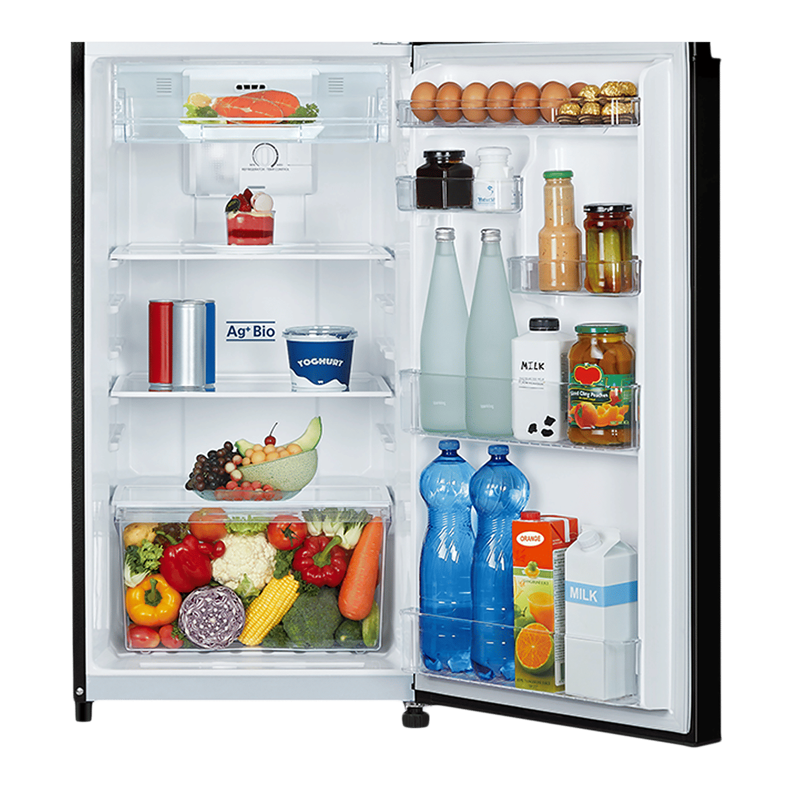 TOSHIBA 252 Litres 2 Star Frost Free Double Door Refrigerator with AG+ Bio Deodorizer (GR-RT302WE-PMI, Black Uniglass) TOSHIBA 252 Litres 2 Star Frost Free Double Door Refrigerator with AG+ Bio Deodorizer (GR-RT302WE-PMI, Black Uniglass)_7