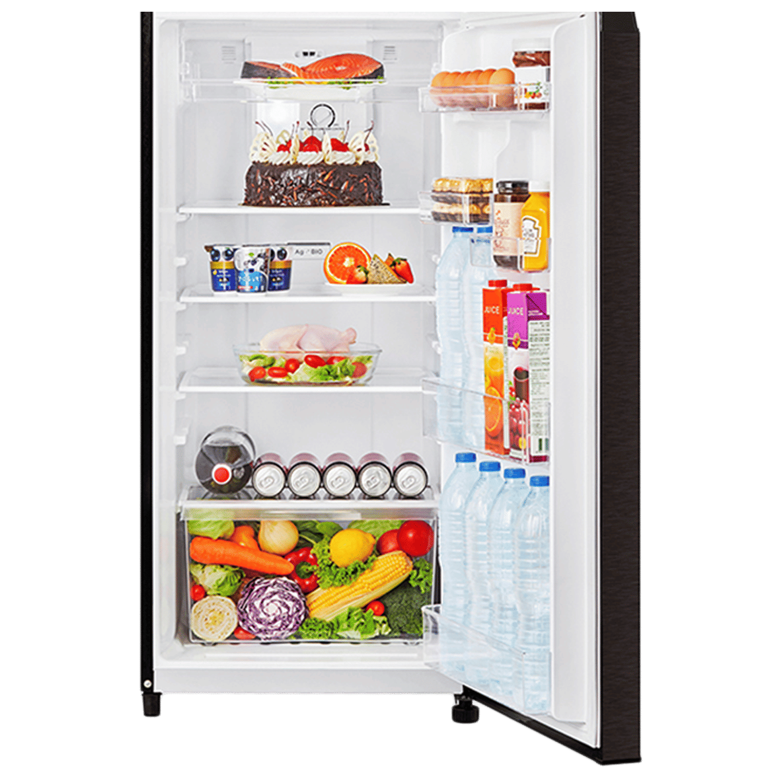 TOSHIBA 272 Litres 2 Star Frost Free Double Door Refrigerator with AG+ Bio Deodorizer (GR-RT328WE-PMI, Satin Grey)_7