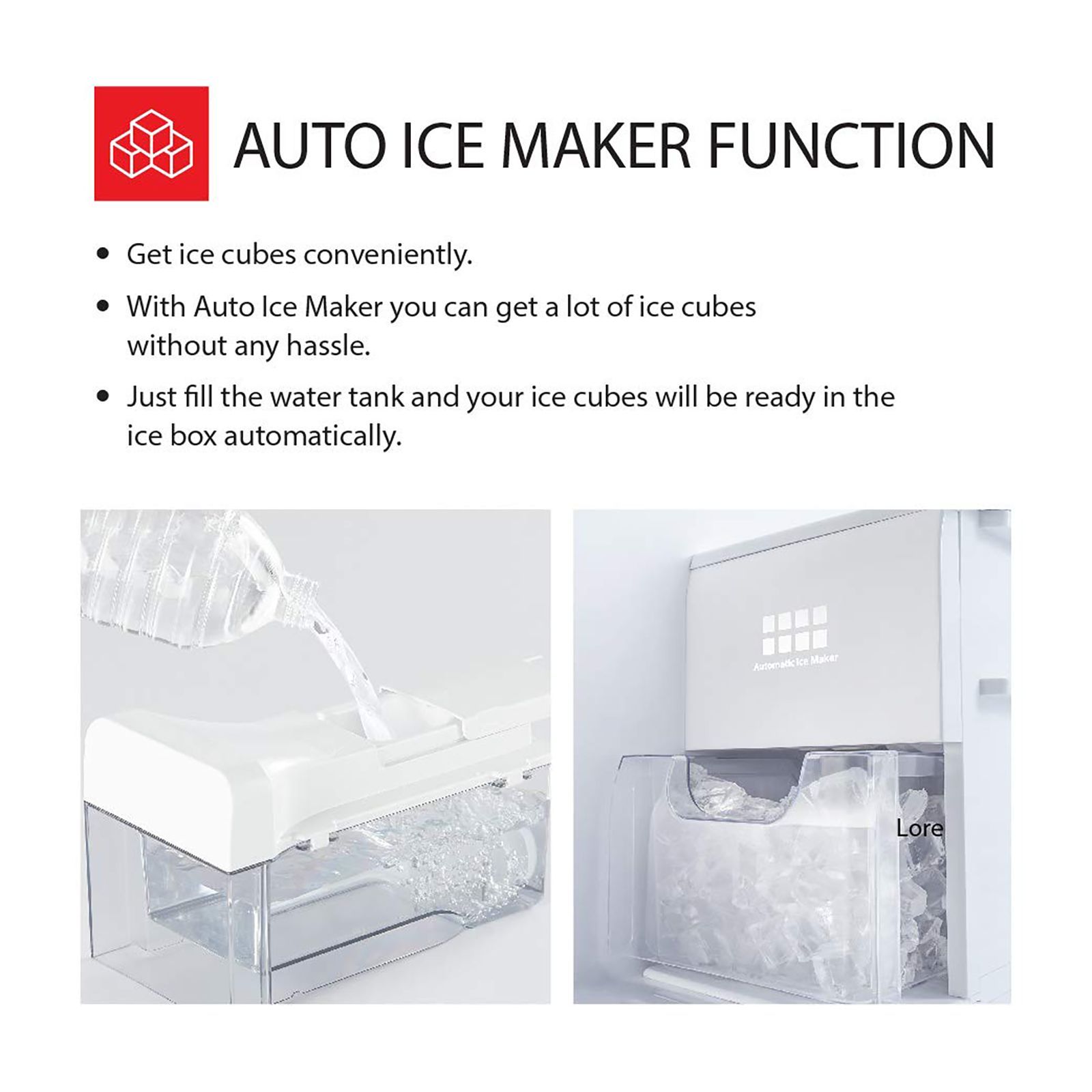 TOSHIBA 661 Litres 2 Star Frost Free Double Door Refrigerator with Automatic Ice Maker (GR-AG66INA, Black Glass)_14