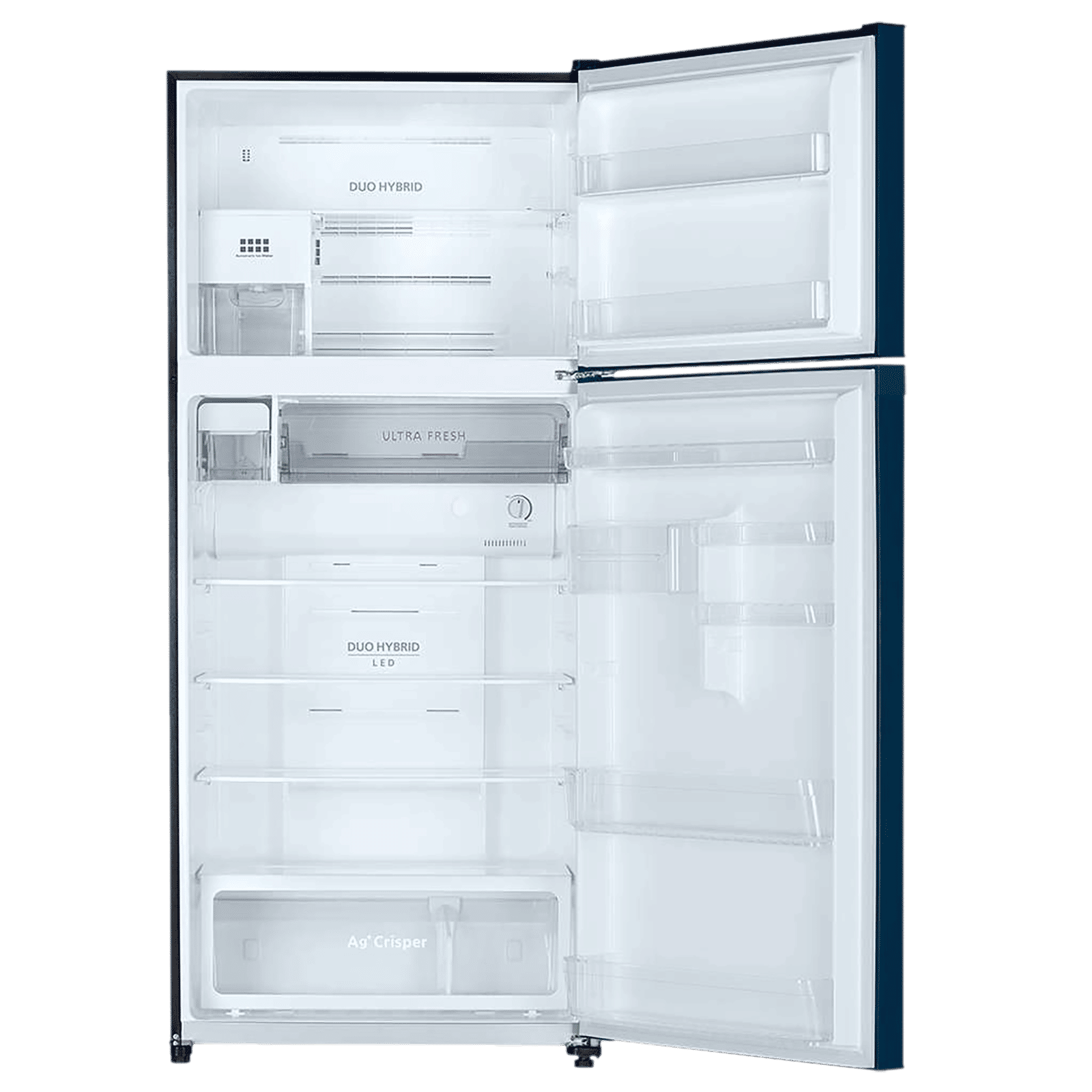 TOSHIBA 661 Litres 2 Star Frost Free Double Door Refrigerator with Automatic Ice Maker (GR-AG66INA, Black Glass)_6