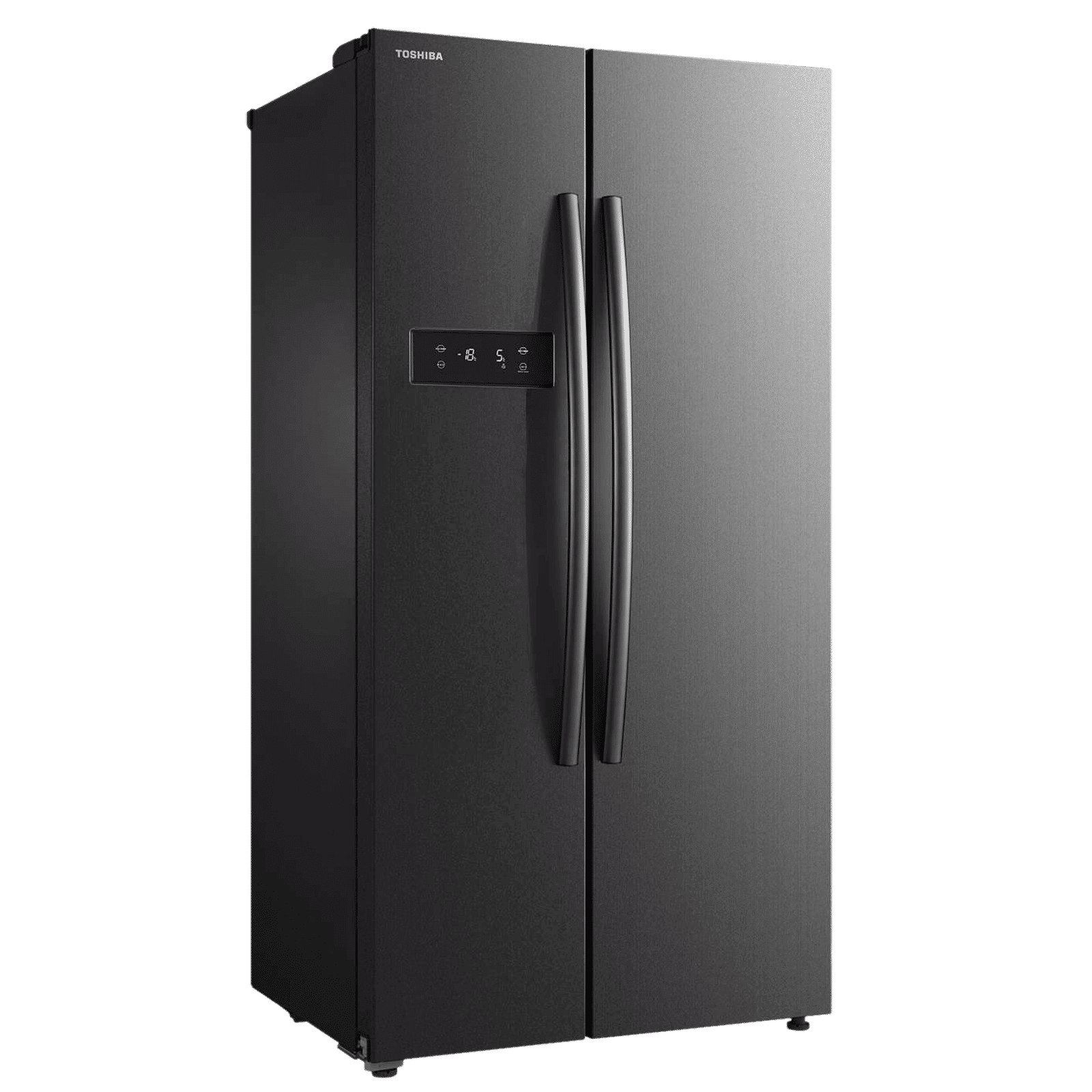 TOSHIBA 587 Litres Frost Free Side by Side Refrigerator with Quick Air Cooling System (GR-RS530WE-PMI, Fine Stainless Steel)_4