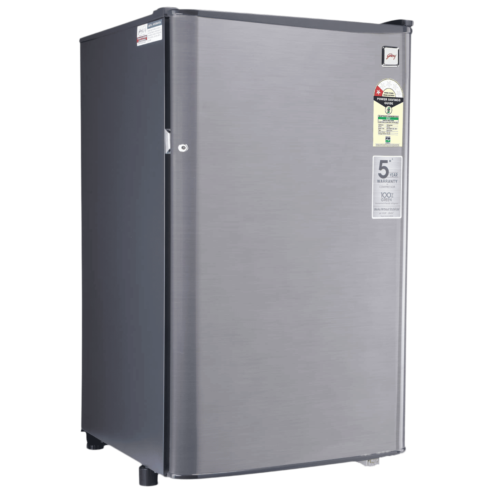 Godrej Champion 99 Liters 1 Star Direct Cool Single Door Refrigerator with Anti Bacterial Technology (RD CHAMP 114A13 WR, Steel Grey)_4