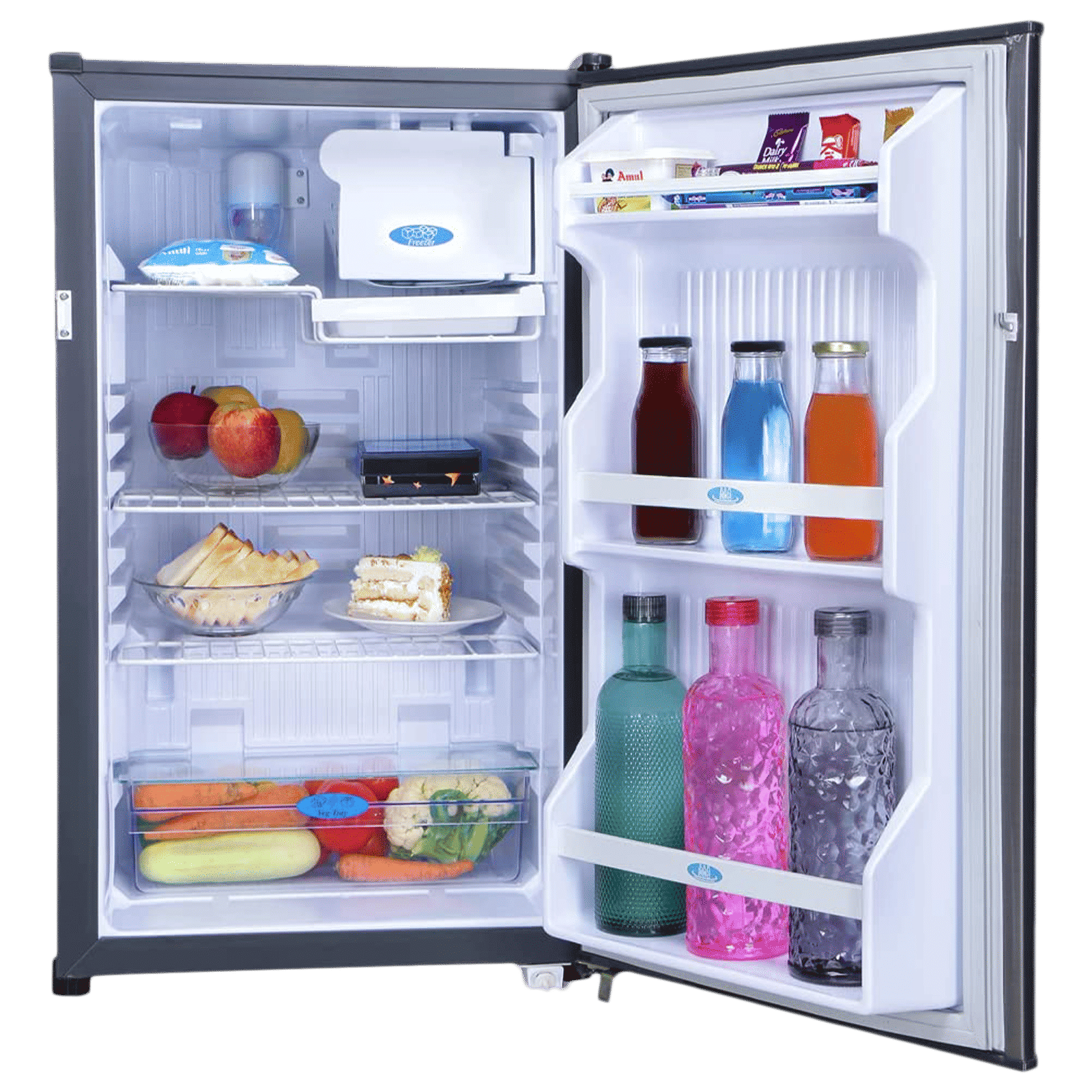 Godrej Champion 99 Liters 1 Star Direct Cool Single Door Refrigerator with Anti Bacterial Technology (RD CHAMP 114A13 WR, Steel Grey)_5