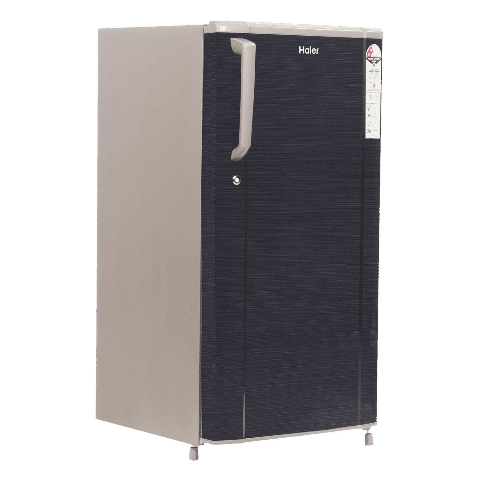 Haier 181 Liters 2 Star Direct Cool Single Door Refrigerator with Stabilizer Free Operation (HED-1812BKS-E, Black Brushline) Haier 181 Liters 2 Star Direct Cool Single Door Refrigerator with Stabilizer Free Operation (HED-1812BKS-E, Black Brushline)_9