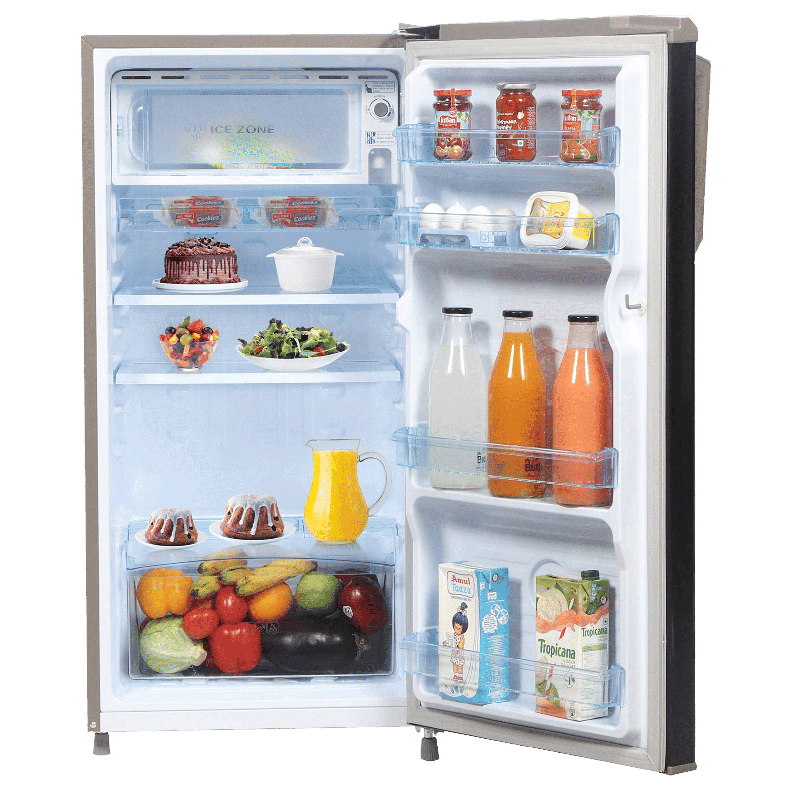 Haier 181 Liters 2 Star Direct Cool Single Door Refrigerator with Stabilizer Free Operation (HED-1812BKS-E, Black Brushline) Haier 181 Liters 2 Star Direct Cool Single Door Refrigerator with Stabilizer Free Operation (HED-1812BKS-E, Black Brushline)_5