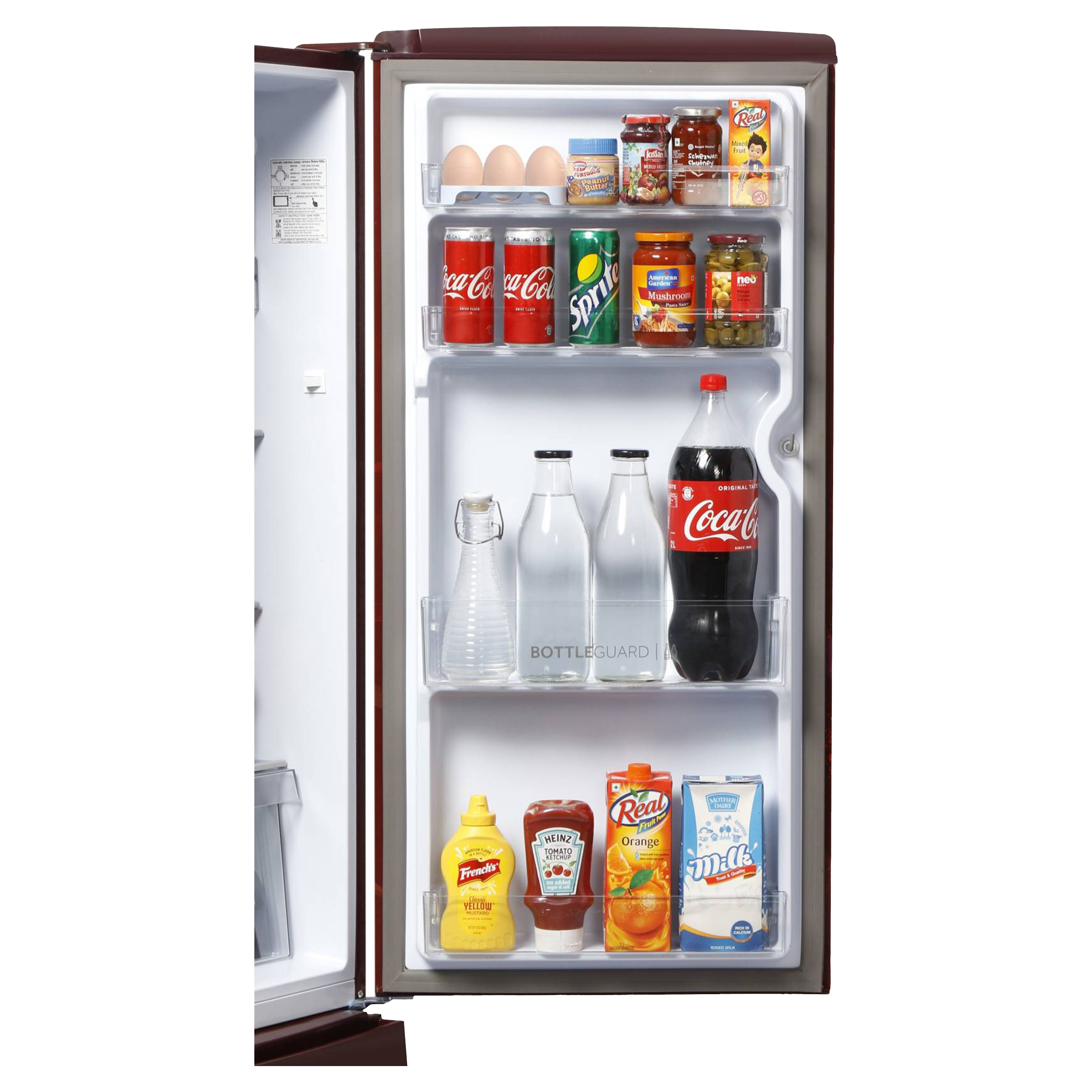 Haier 192 Liters 2 Star Direct Cool Single Door Refrigerator with Stabilizer Free Operation (HED-191TPRP, 185_14