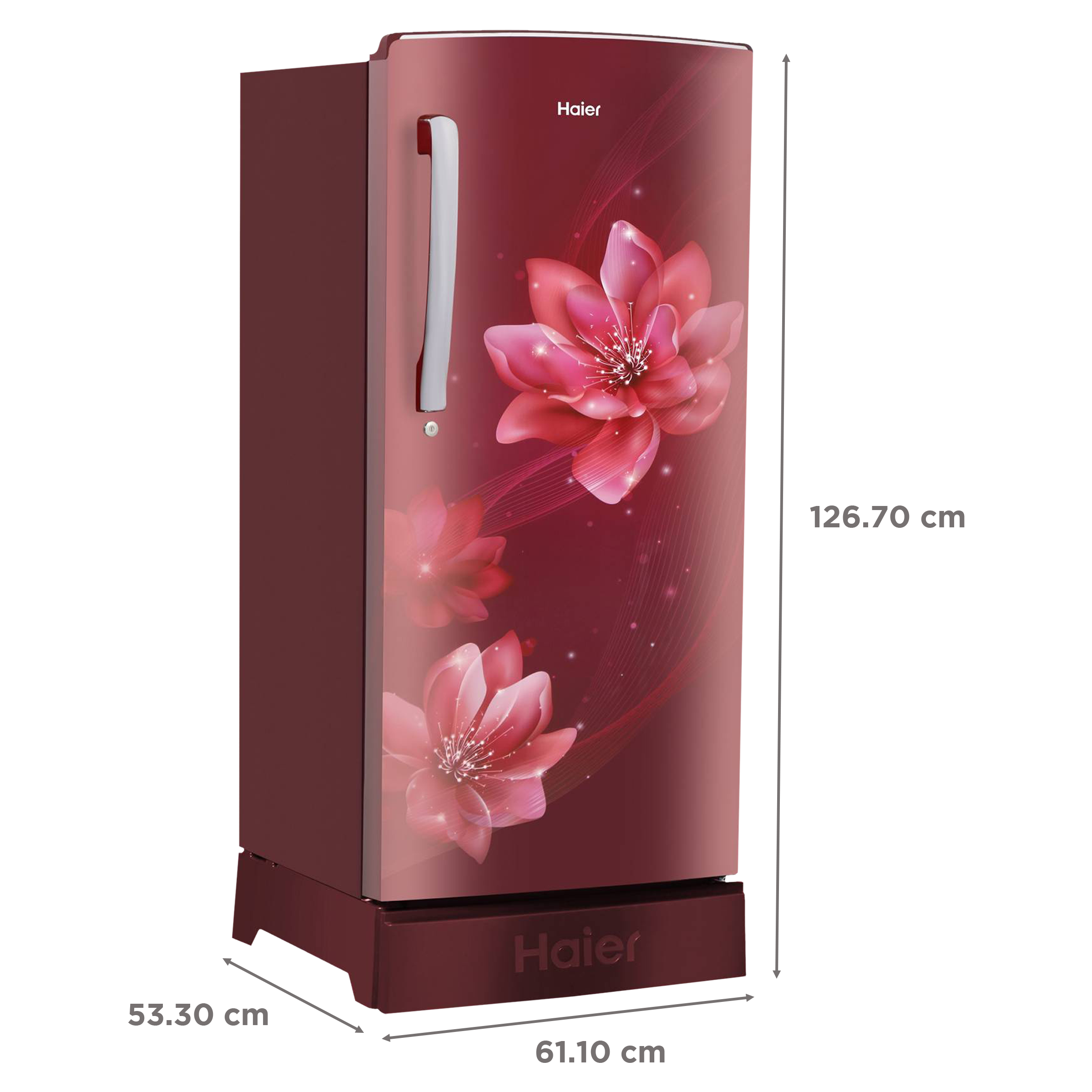 Haier 192 Liters 2 Star Direct Cool Single Door Refrigerator with Stabilizer Free Operation (HED-191TPRP, 185_3