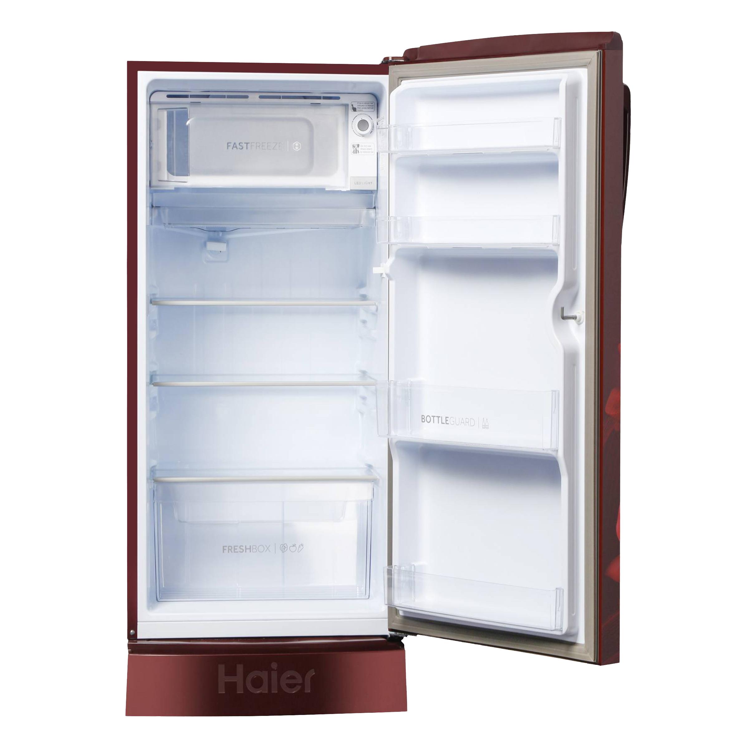 Haier 192 Liters 2 Star Direct Cool Single Door Refrigerator with Stabilizer Free Operation (HED-191TPRP, 185_6