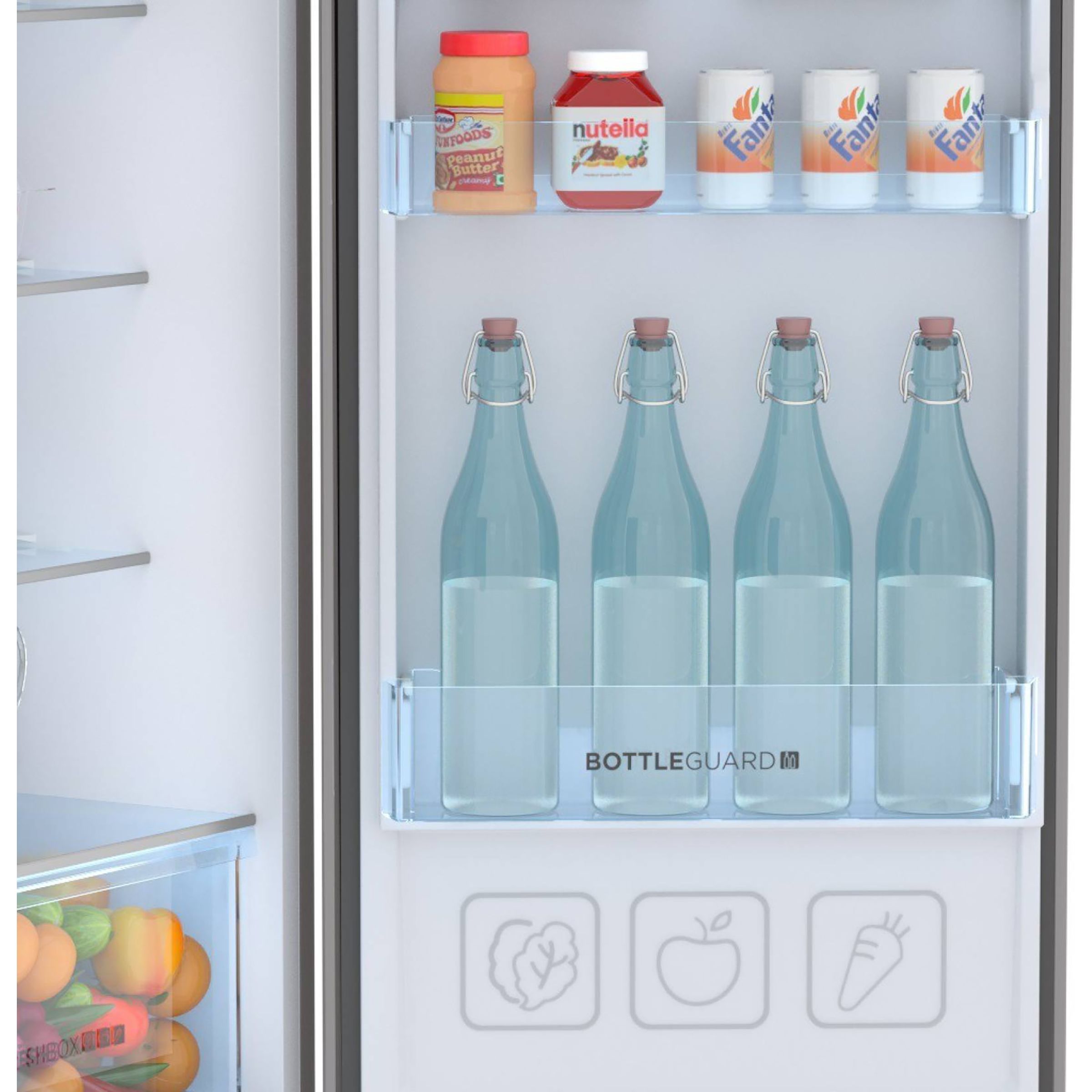 Haier 240 Litres 2 Star Frost Free Double Door Convertible Refrigerator with Turbo Icing Technology (HEF-25TDS, Dazzle Steel) Haier 240 Litres 2 Star Frost Free Double Door Convertible Refrigerator with Turbo Icing Technology (HEF-25TDS, Dazzle Steel)_19