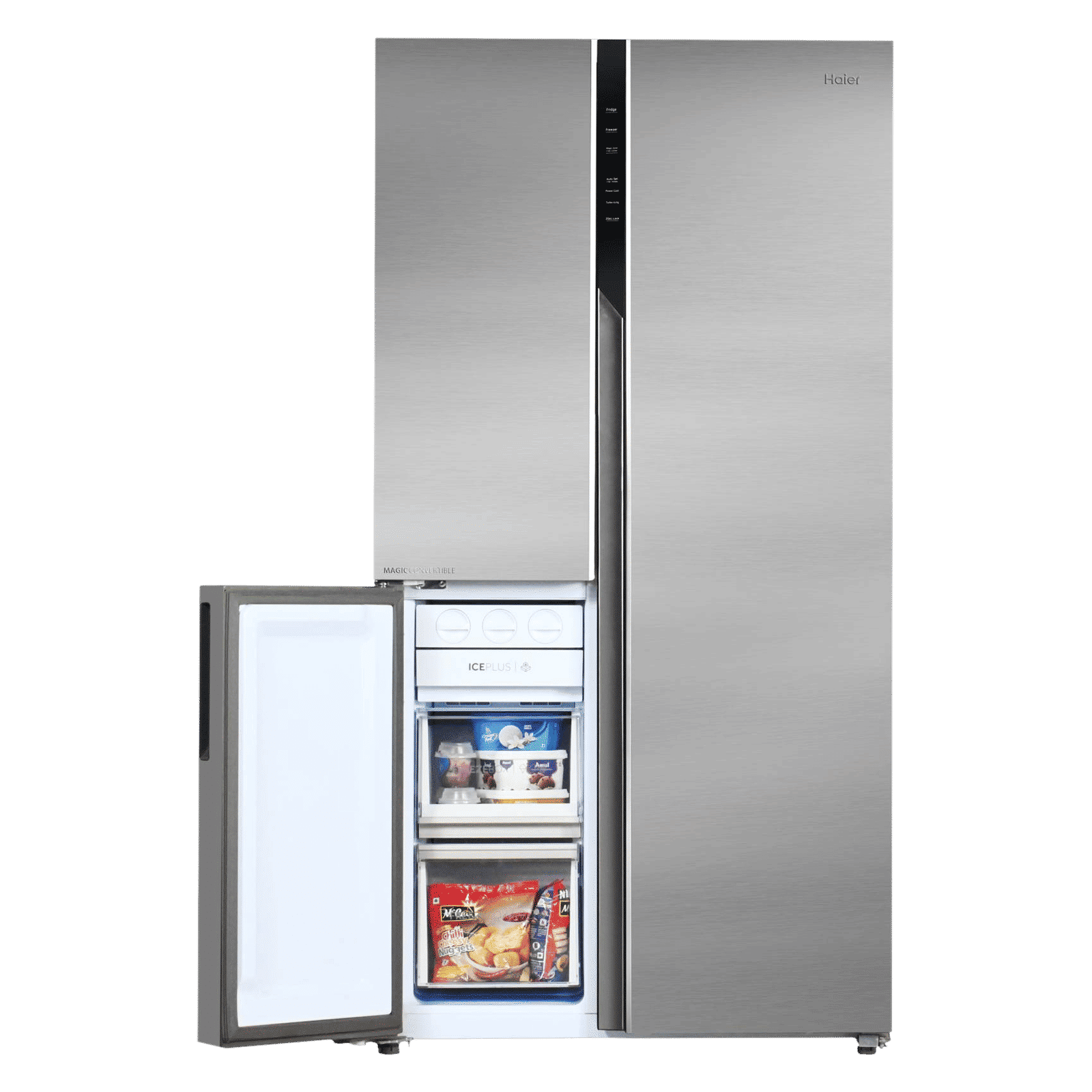 Haier 628 Litres Frost Free Side by Side Door Smart Wifi Enabled Refrigerator with Convertible Magic Zone (HRT-628PMGU1, Mirror Glass) Haier 628 Litres Frost Free Side by Side Door Smart Wifi Enabled Refrigerator with Convertible Magic Zone (HRT-628PMGU1, Mirror Glass)_11