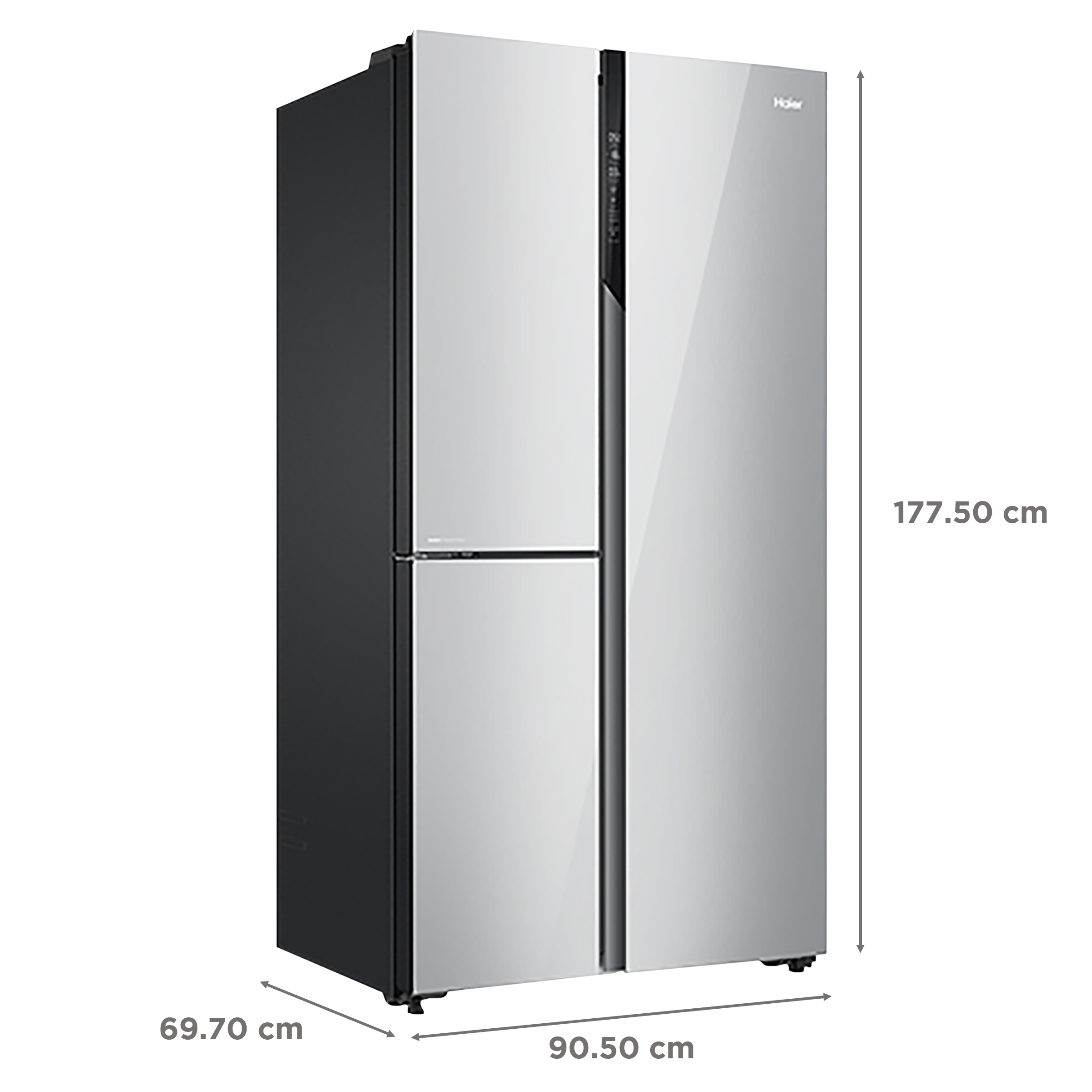 Haier 628 Litres Frost Free Side by Side Door Smart Wifi Enabled Refrigerator with Convertible Magic Zone (HRT-628PMGU1, Mirror Glass) Haier 628 Litres Frost Free Side by Side Door Smart Wifi Enabled Refrigerator with Convertible Magic Zone (HRT-628PMGU1, Mirror Glass)_3