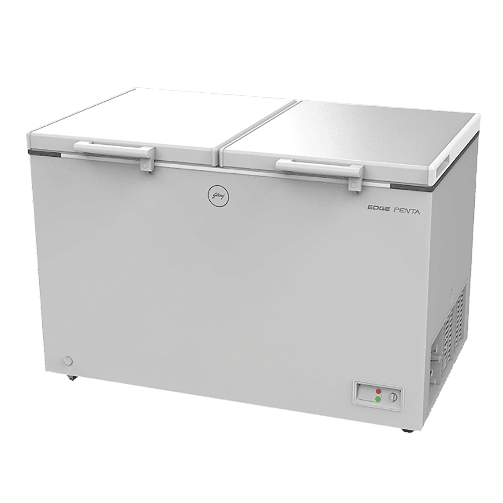 Godrej Edge Penta 300 Litres 3 Star Double Door Deep Freezer (ZOP Technology, DH EPenta 325C 31C, Royal White)_4