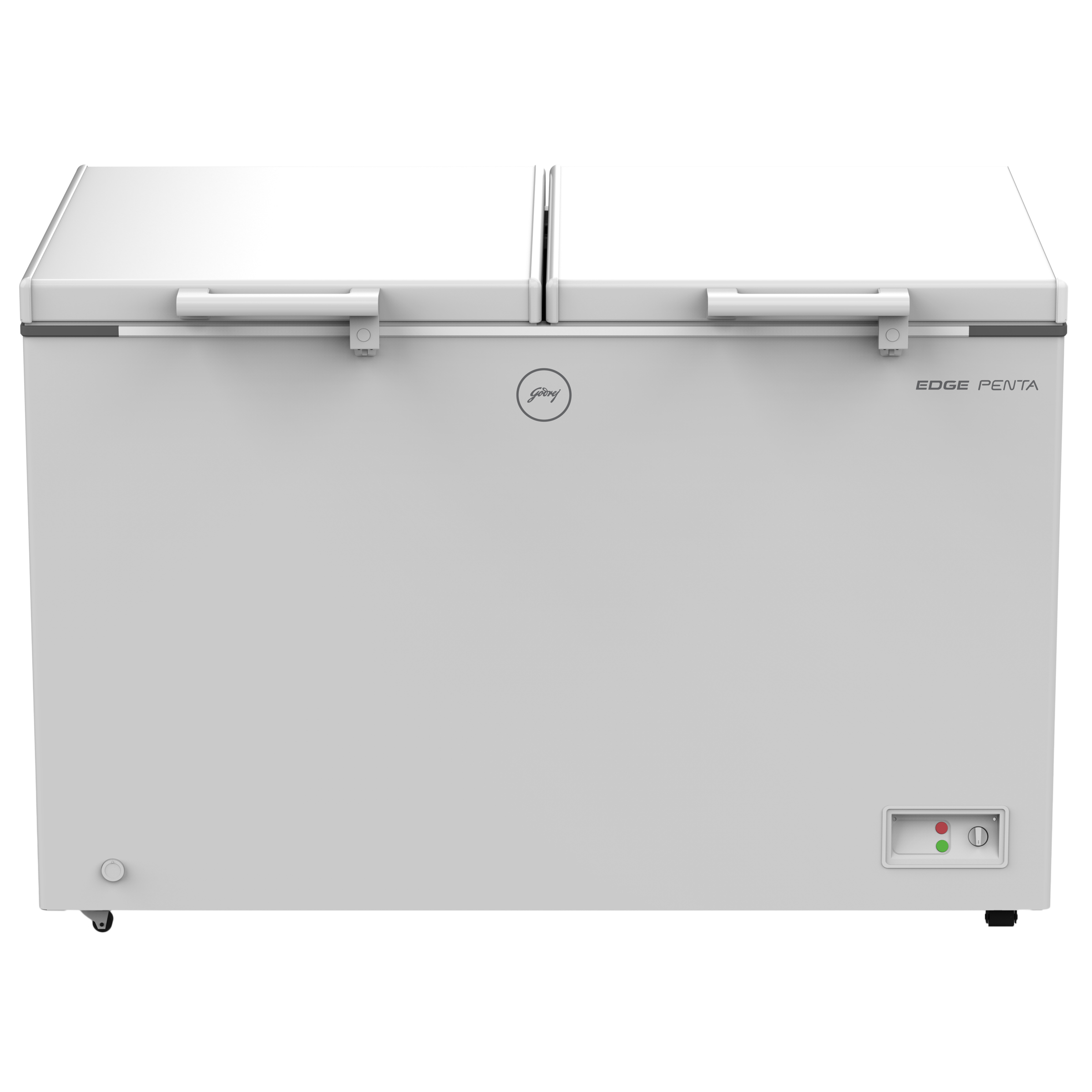Godrej Edge Penta 425 Litres 3 Star Double Door Deep Freezer (ZOP Technology, DH EPenta 425C 31C, Royal White) Godrej Edge Penta 425 Litres 3 Star Double Door Deep Freezer (ZOP Technology, DH EPenta 425C 31C, Royal White)_1