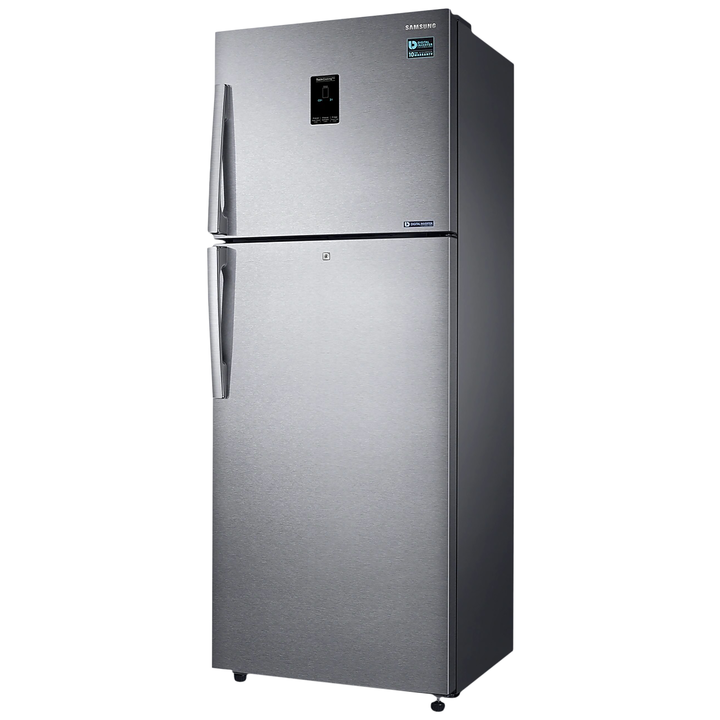 SAMSUNG 415 Litres 2 Star Frost Free Double Door Convertible Refrigerator with Twin Cooling Plus Technology (RT42B5468SL/TL, Real Stainless)_4