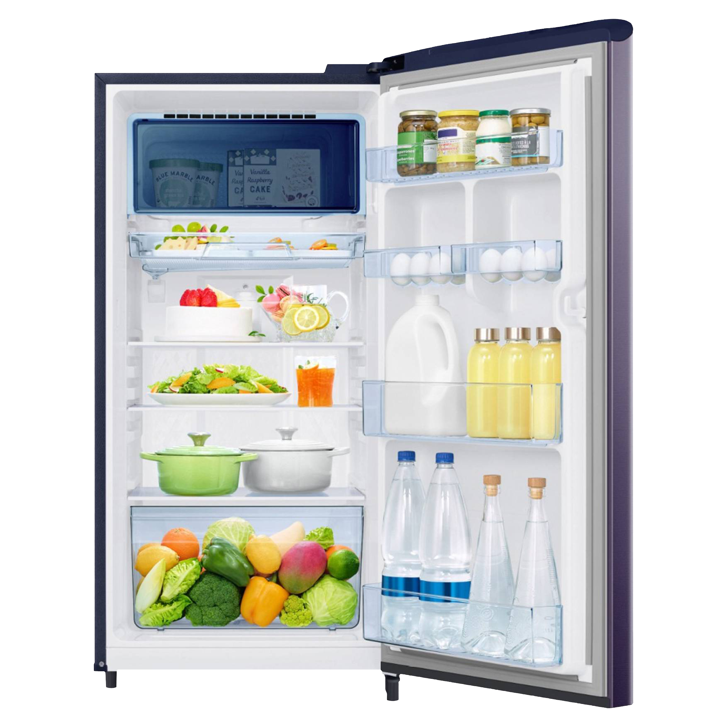SAMSUNG 198 Liters 3 Star Direct Cool Single Door Refrigerator with Stabilizer Free Operation (RR21A2C2YUT/HL, Pebble Blue) SAMSUNG 198 Liters 3 Star Direct Cool Single Door Refrigerator with Stabilizer Free Operation (RR21A2C2YUT/HL, Pebble Blue)_5