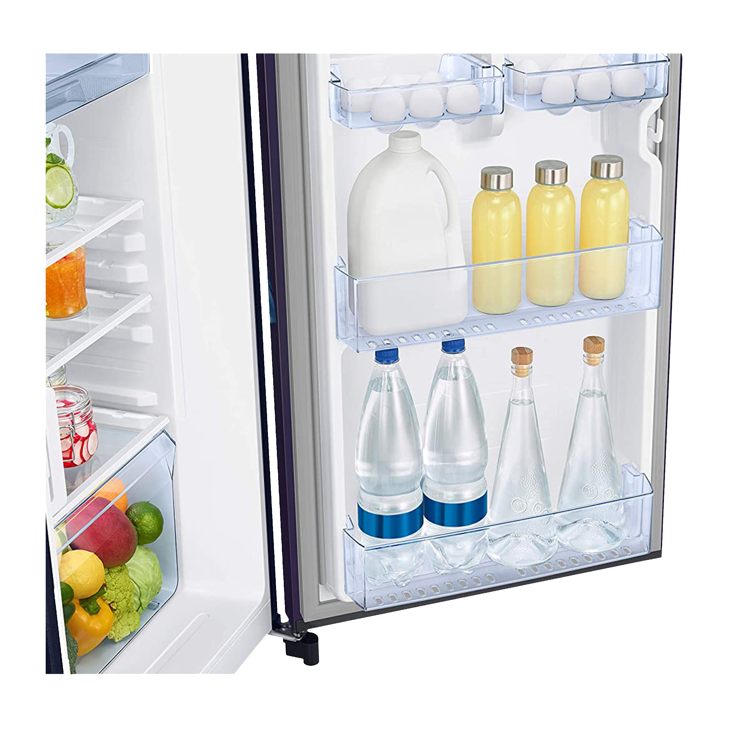 SAMSUNG 192 Liters 4 Star Direct Cool Single Door Refrigerator with Curd Maestro (RR21A2M2XUZ/HL, Midnight Blossom Blue) SAMSUNG 192 Liters 4 Star Direct Cool Single Door Refrigerator with Curd Maestro (RR21A2M2XUZ/HL, Midnight Blossom Blue)_19