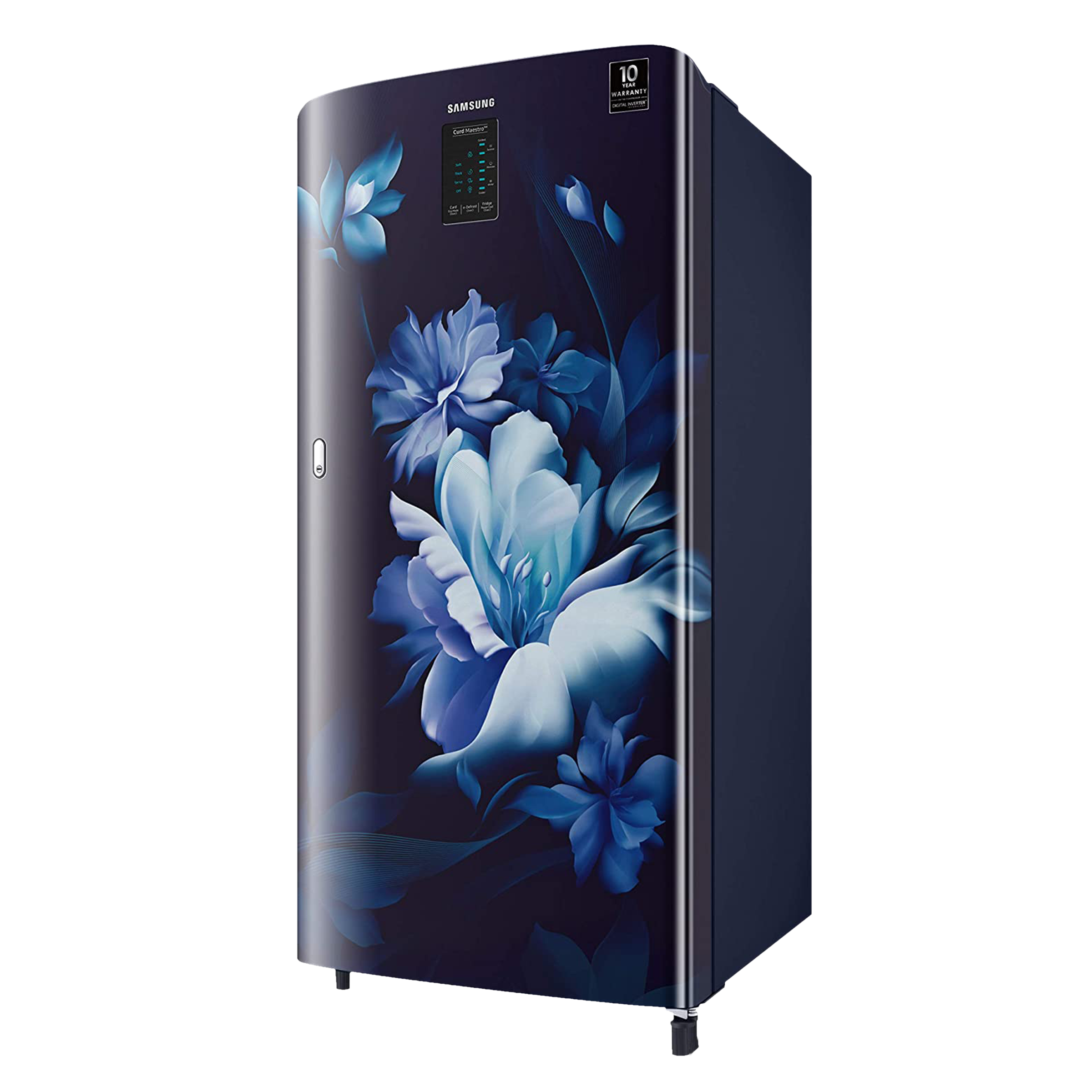 SAMSUNG 192 Liters 4 Star Direct Cool Single Door Refrigerator with Curd Maestro (RR21A2M2XUZ/HL, Midnight Blossom Blue) SAMSUNG 192 Liters 4 Star Direct Cool Single Door Refrigerator with Curd Maestro (RR21A2M2XUZ/HL, Midnight Blossom Blue)_4