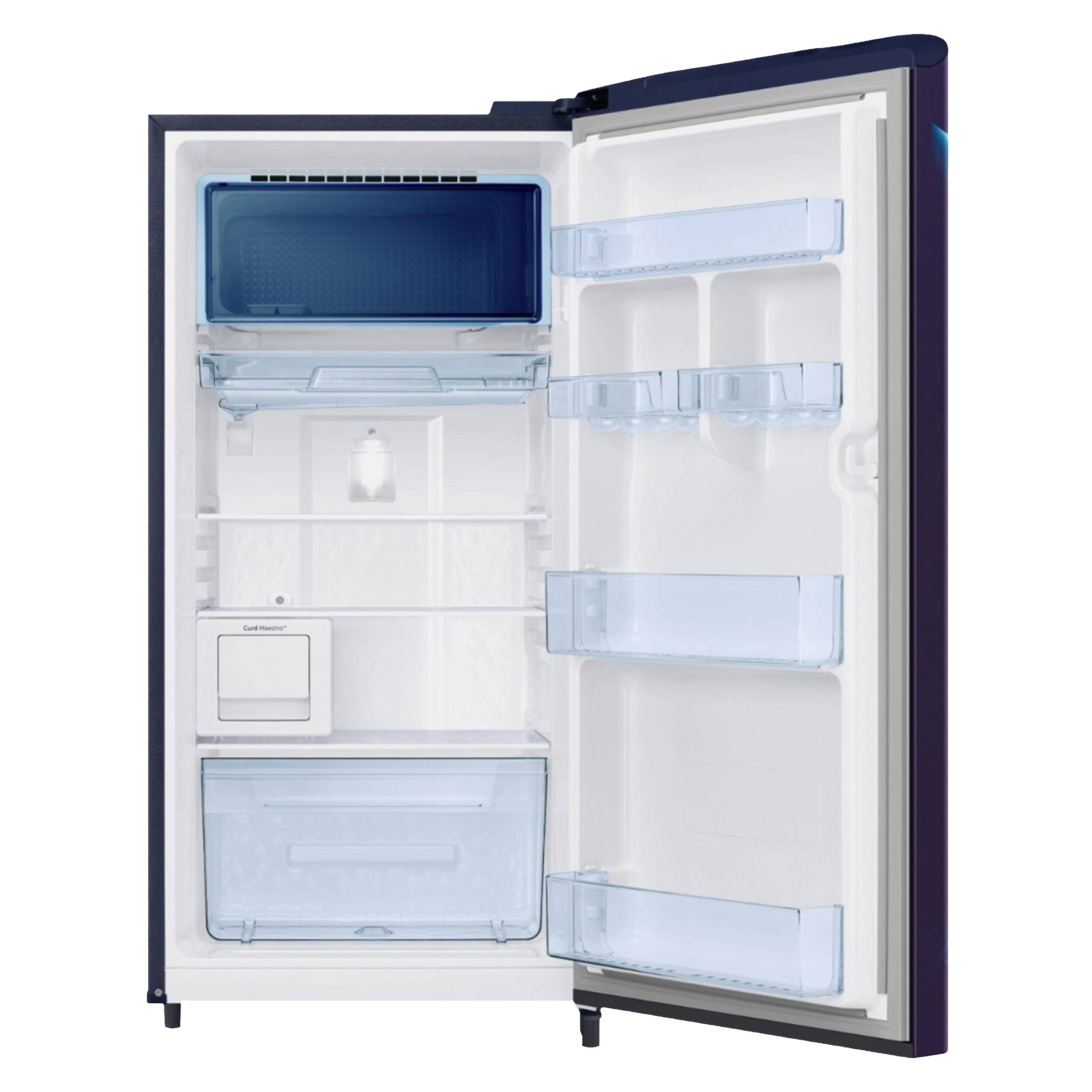 SAMSUNG 192 Liters 4 Star Direct Cool Single Door Refrigerator with Curd Maestro (RR21A2M2XUZ/HL, Midnight Blossom Blue) SAMSUNG 192 Liters 4 Star Direct Cool Single Door Refrigerator with Curd Maestro (RR21A2M2XUZ/HL, Midnight Blossom Blue)_6