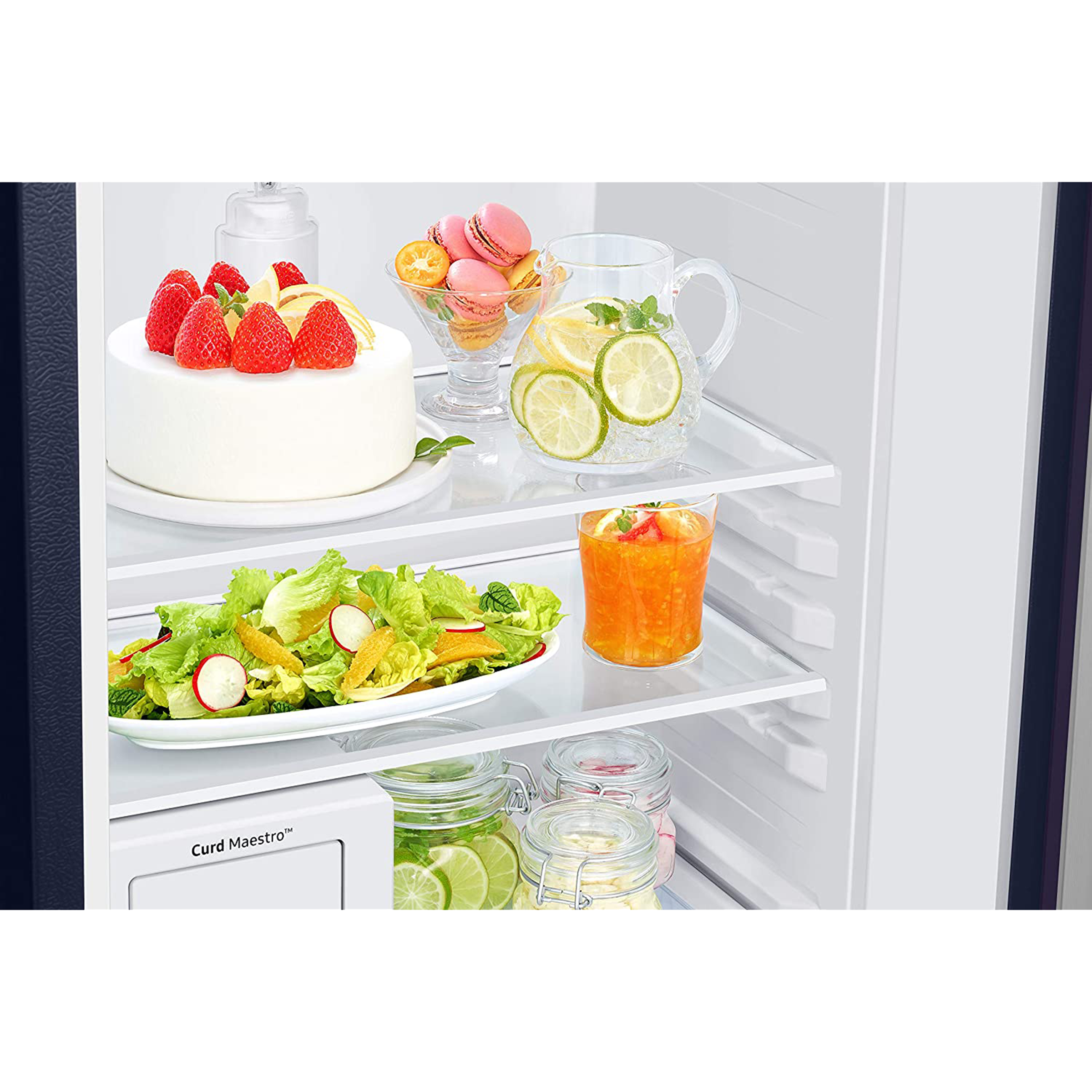 SAMSUNG 192 Liters 4 Star Direct Cool Single Door Refrigerator with Curd Maestro (RR21A2M2XUZ/HL, Midnight Blossom Blue) SAMSUNG 192 Liters 4 Star Direct Cool Single Door Refrigerator with Curd Maestro (RR21A2M2XUZ/HL, Midnight Blossom Blue)_7