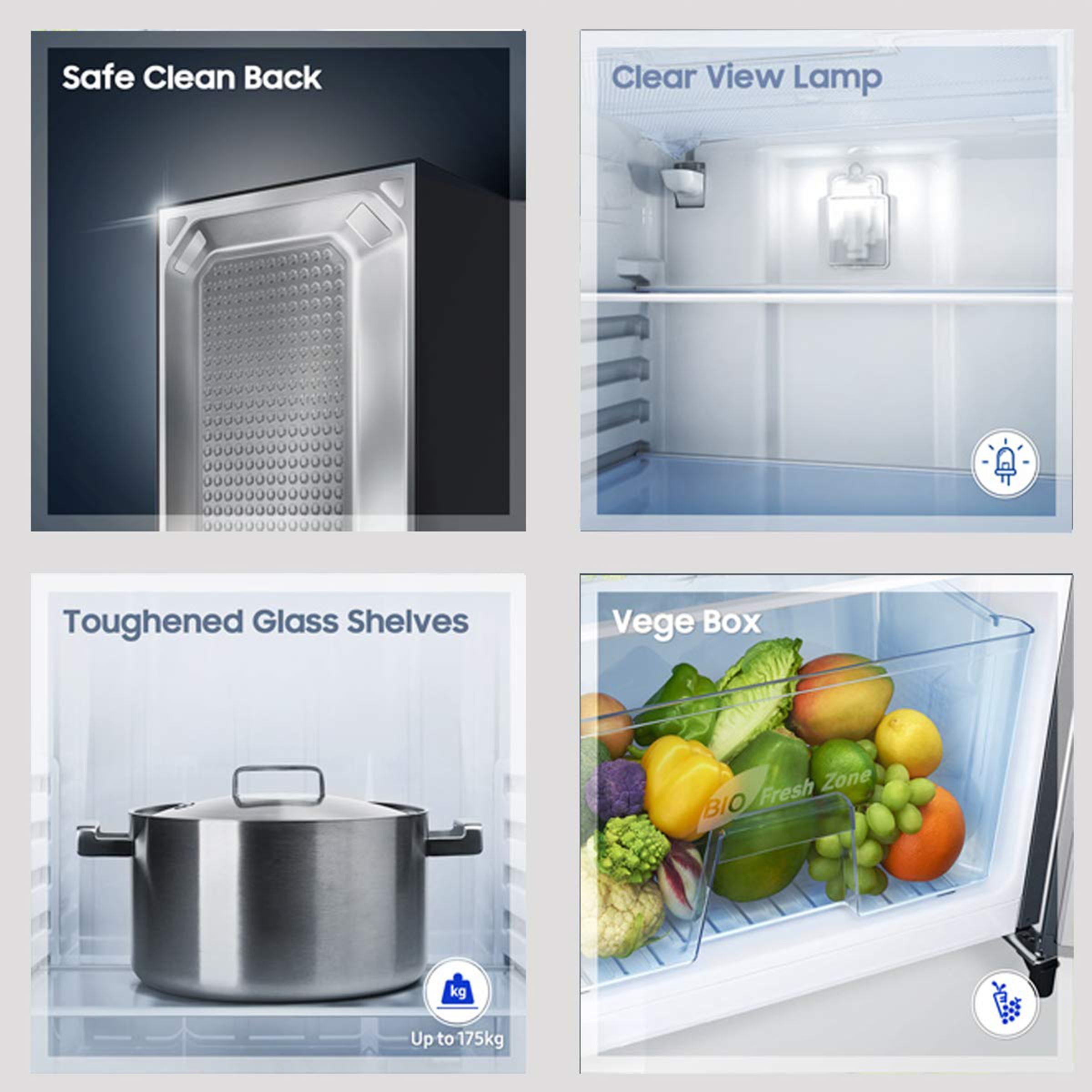 SAMSUNG 192 Liters 3 Star Direct Cool Single Door Refrigerator with Anti-Bacteria Gasket (RR20A1Y2YU8/HL, Blooming Saffron Red)_19