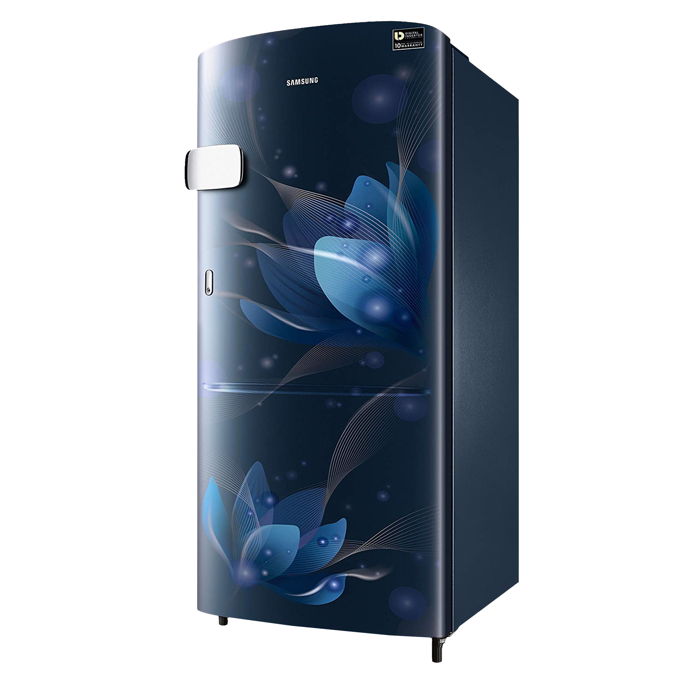 SAMSUNG 192 Liters 3 Star Direct Cool Single Door Refrigerator with Anti-Bacteria Gasket (RR20A1Y2YU8/HL, Blooming Saffron Red)_4