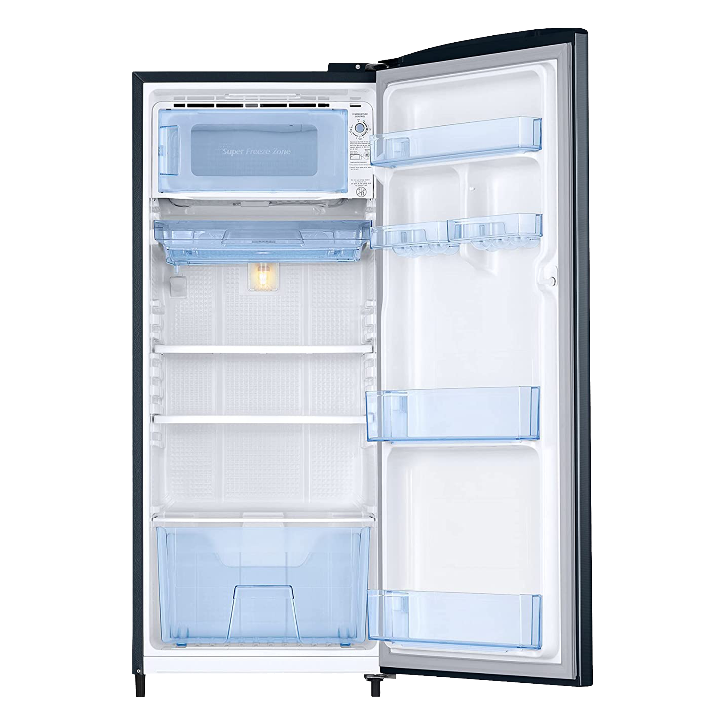 SAMSUNG 192 Liters 3 Star Direct Cool Single Door Refrigerator with Anti-Bacteria Gasket (RR20A1Y2YU8/HL, Blooming Saffron Red)_6