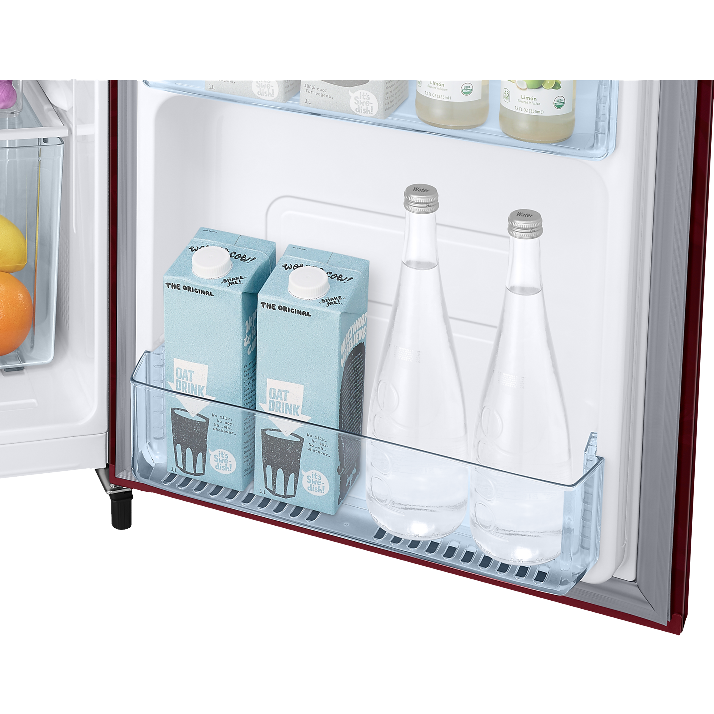 SAMSUNG 192 Liters 2 Star Direct Cool Single Door Refrigerator with Anti-Bacteria Gasket (RR19A2Y2B6R/NL, Mystic Overlay Red)_12