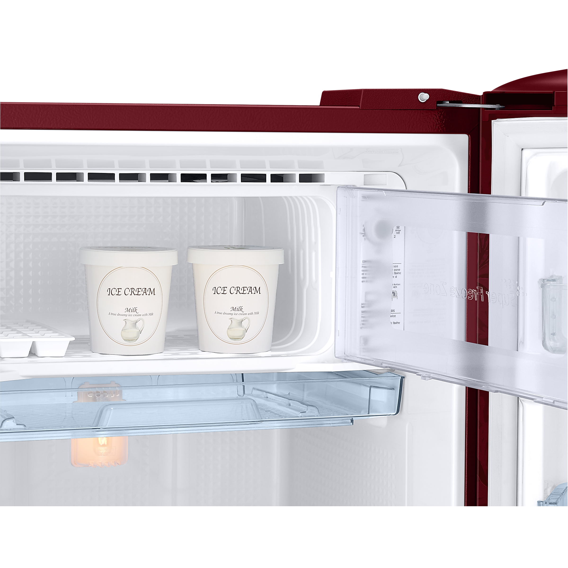 SAMSUNG 192 Liters 2 Star Direct Cool Single Door Refrigerator with Anti-Bacteria Gasket (RR19A2Y2B6R/NL, Mystic Overlay Red)_7