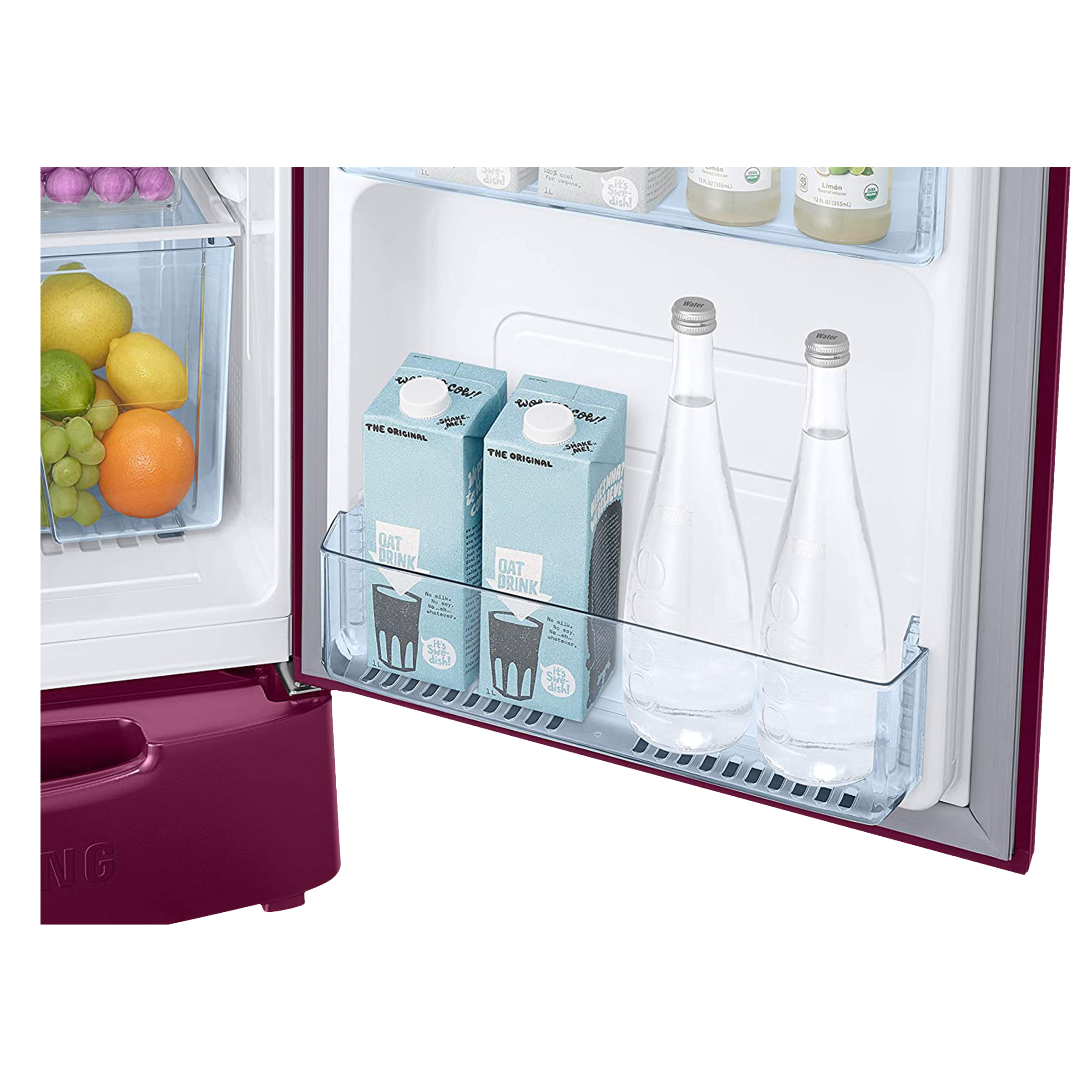 SAMSUNG 192 Liters 3 Star Direct Cool Single Door Refrigerator with Anti-Bacteria Gasket (RR20A1Z2YR8/HL, Blooming Saffron Red)_11