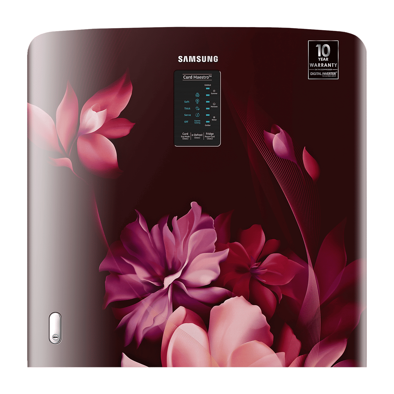 SAMSUNG 192 Liters 4 Star Direct Cool Single Door Refrigerator with Stabilizer Free Operation (RR21A2N2XRZ/HL, Midnight Blossom Red) SAMSUNG 192 Liters 4 Star Direct Cool Single Door Refrigerator with Stabilizer Free Operation (RR21A2N2XRZ/HL, Midnight Blossom Red)_11