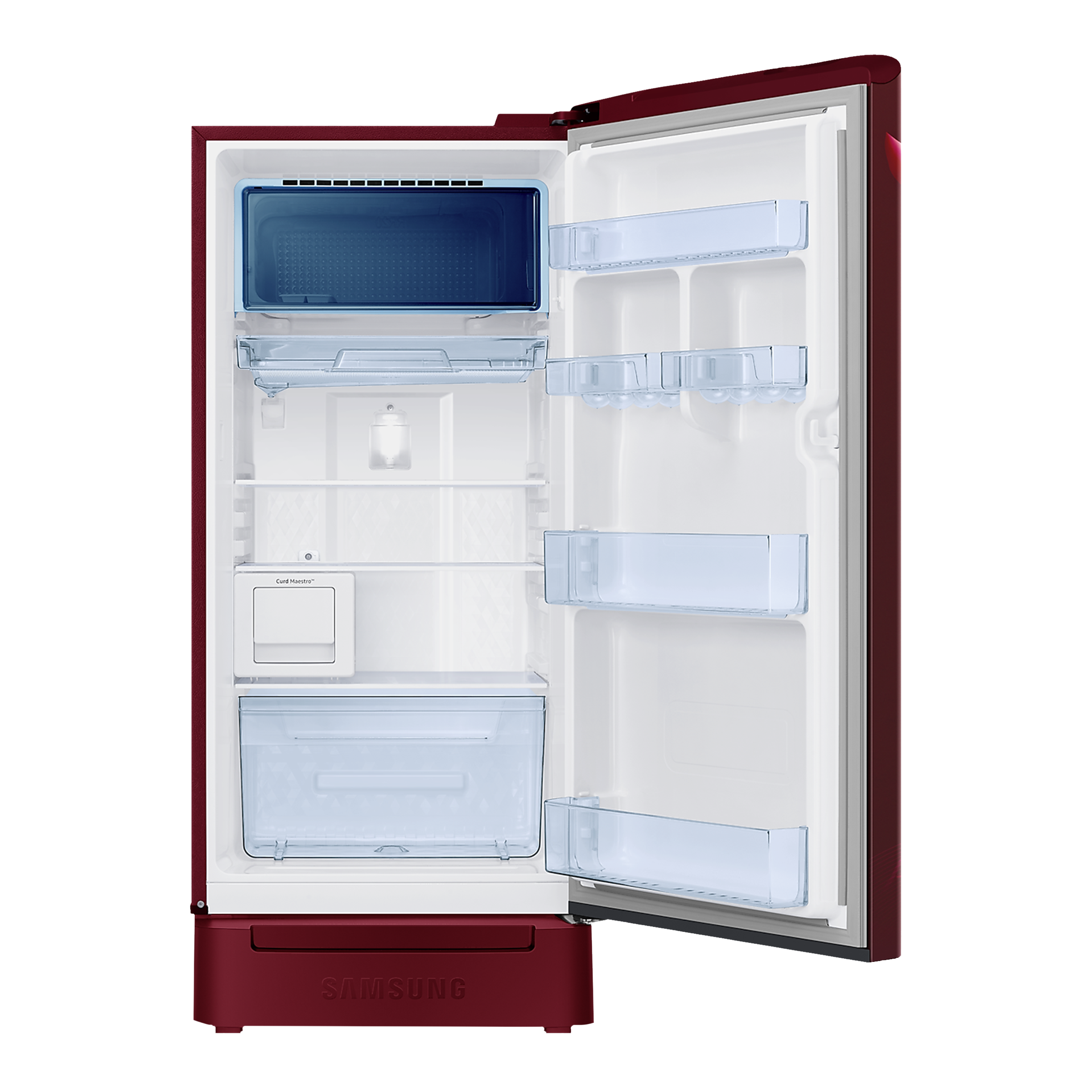 SAMSUNG 192 Liters 4 Star Direct Cool Single Door Refrigerator with Stabilizer Free Operation (RR21A2N2XRZ/HL, Midnight Blossom Red) SAMSUNG 192 Liters 4 Star Direct Cool Single Door Refrigerator with Stabilizer Free Operation (RR21A2N2XRZ/HL, Midnight Blossom Red)_6