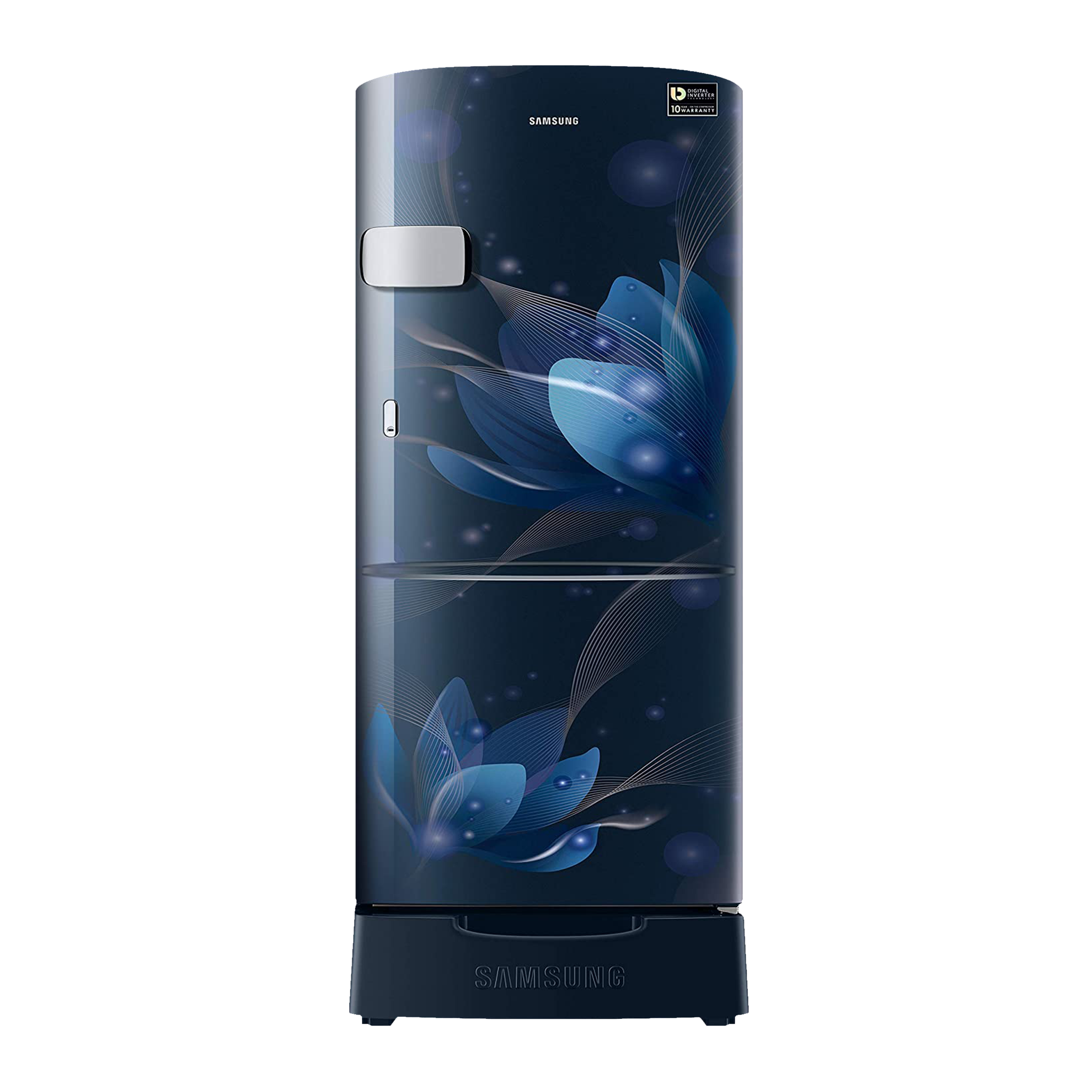 SAMSUNG 192 Liters 3 Star Direct Cool Single Door Refrigerator with Anti-Bacteria Gasket (RR20A1Z2YU8/HL, Blooming Saffron Blue) SAMSUNG 192 Liters 3 Star Direct Cool Single Door Refrigerator with Anti-Bacteria Gasket (RR20A1Z2YU8/HL, Blooming Saffron Blue)_1