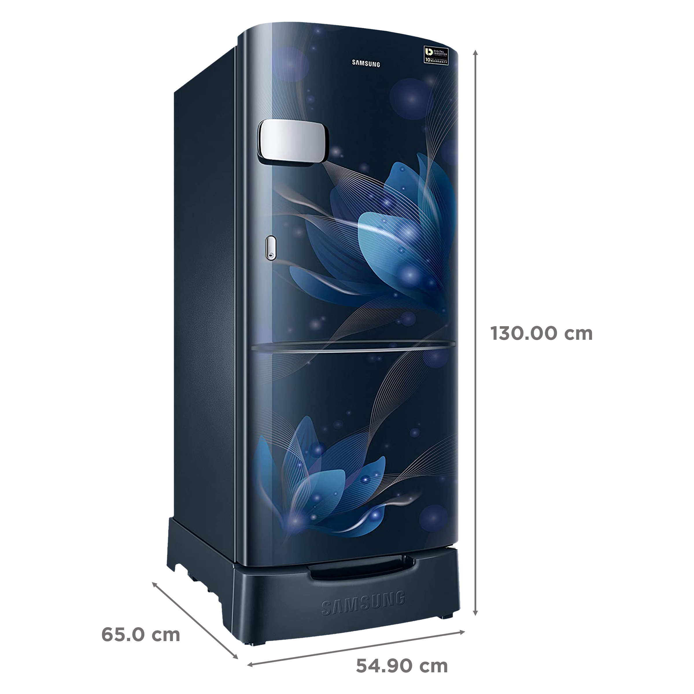 SAMSUNG 192 Liters 3 Star Direct Cool Single Door Refrigerator with Anti-Bacteria Gasket (RR20A1Z2YU8/HL, Blooming Saffron Blue) SAMSUNG 192 Liters 3 Star Direct Cool Single Door Refrigerator with Anti-Bacteria Gasket (RR20A1Z2YU8/HL, Blooming Saffron Blue)_3