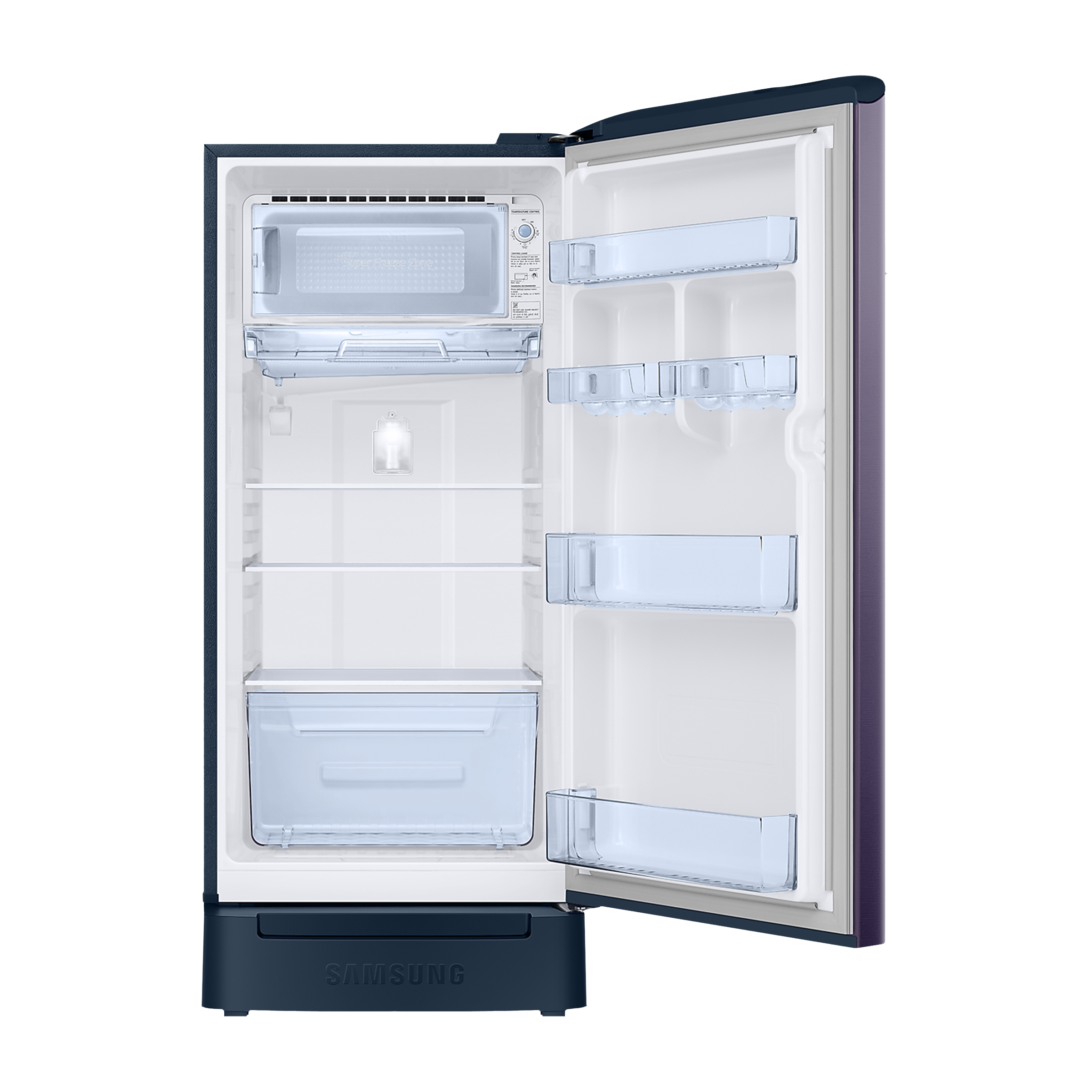 SAMSUNG 198 Liters 4 Star Direct Cool Single Door Refrigerator with Stabilizer Free Operation (RR21A2H2XUT/HL, Pebble Blue)_6