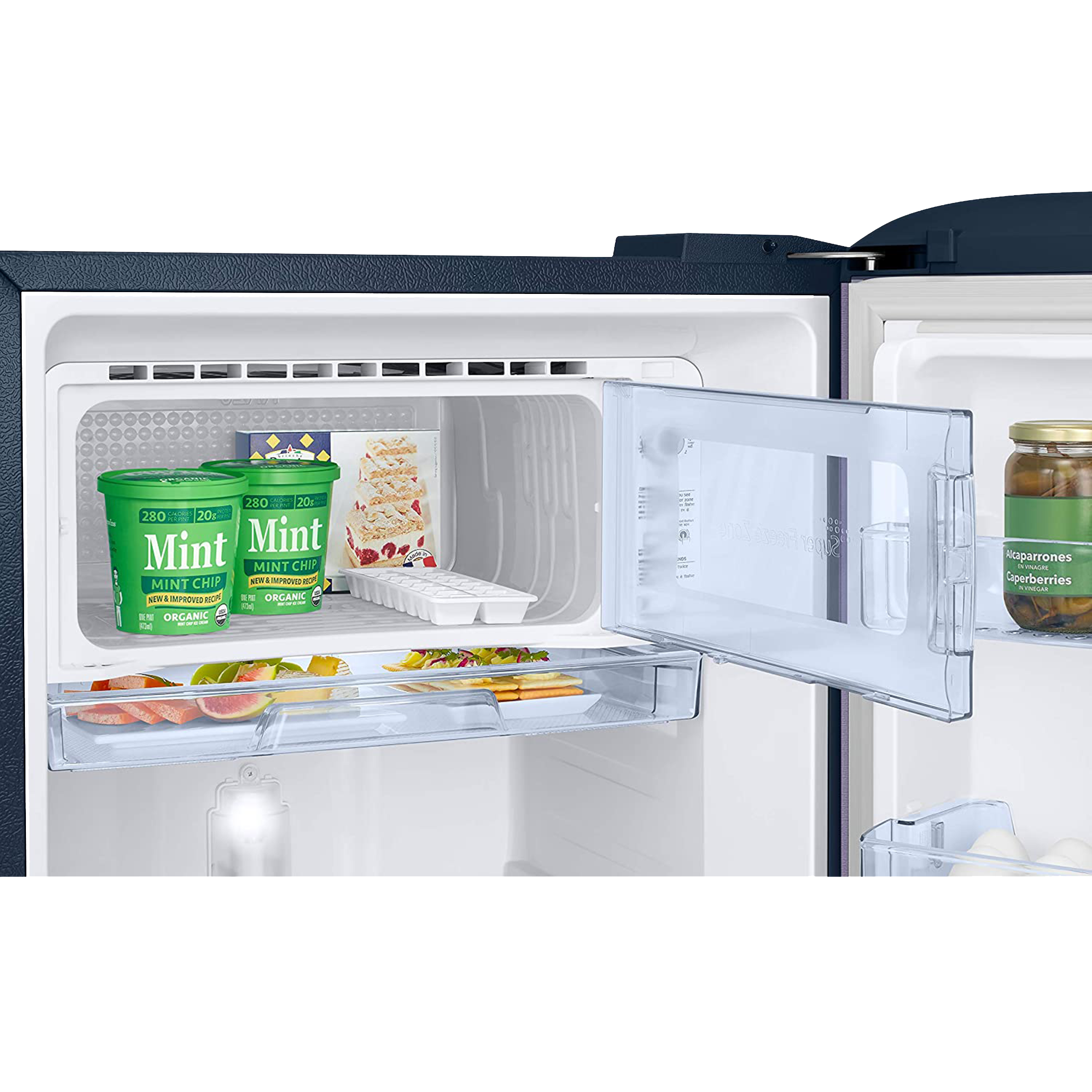 SAMSUNG 198 Liters 4 Star Direct Cool Single Door Refrigerator with Stabilizer Free Operation (RR21A2H2XUT/HL, Pebble Blue)_8