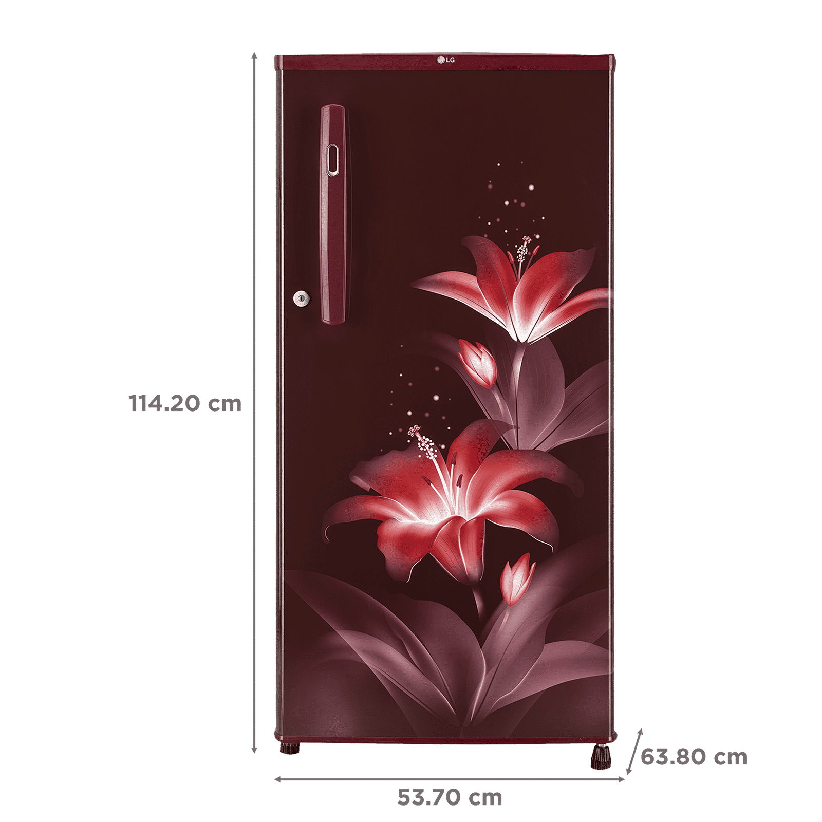 LG 190 Liters 2 Star Direct Cool Single Door Refrigerator with Deodorizing Filter (GL-B199ORGC.ARGZEB, Ruby Glow) LG 190 Liters 2 Star Direct Cool Single Door Refrigerator with Deodorizing Filter (GL-B199ORGC.ARGZEB, Ruby Glow)_3