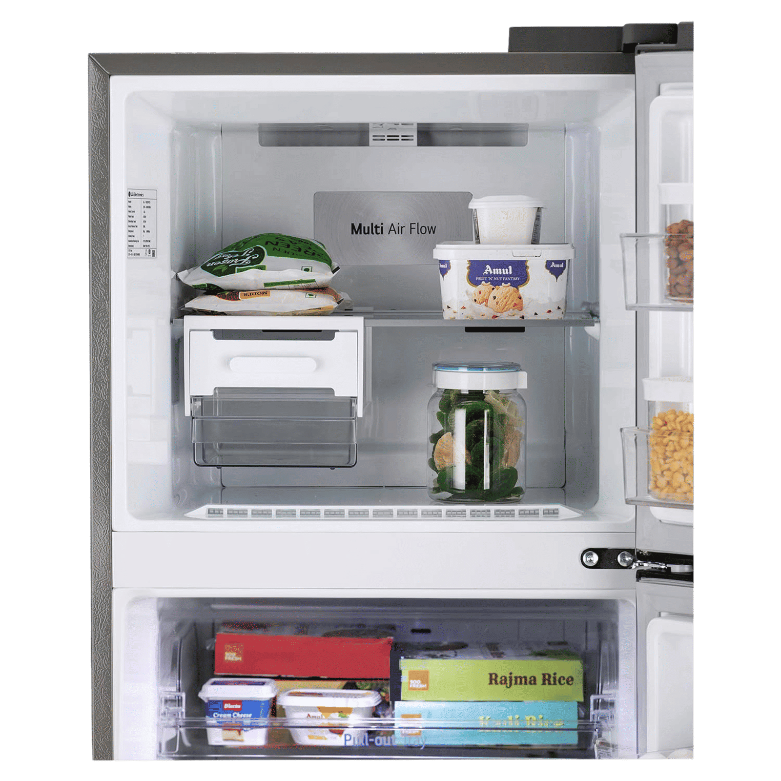 LG 360 Litres 2 Star Frost Free Double Door Refrigerator with Anti-Bacteria Gasket (GL-N382SDSY.ADSZEB, Dazzle Steel)_9