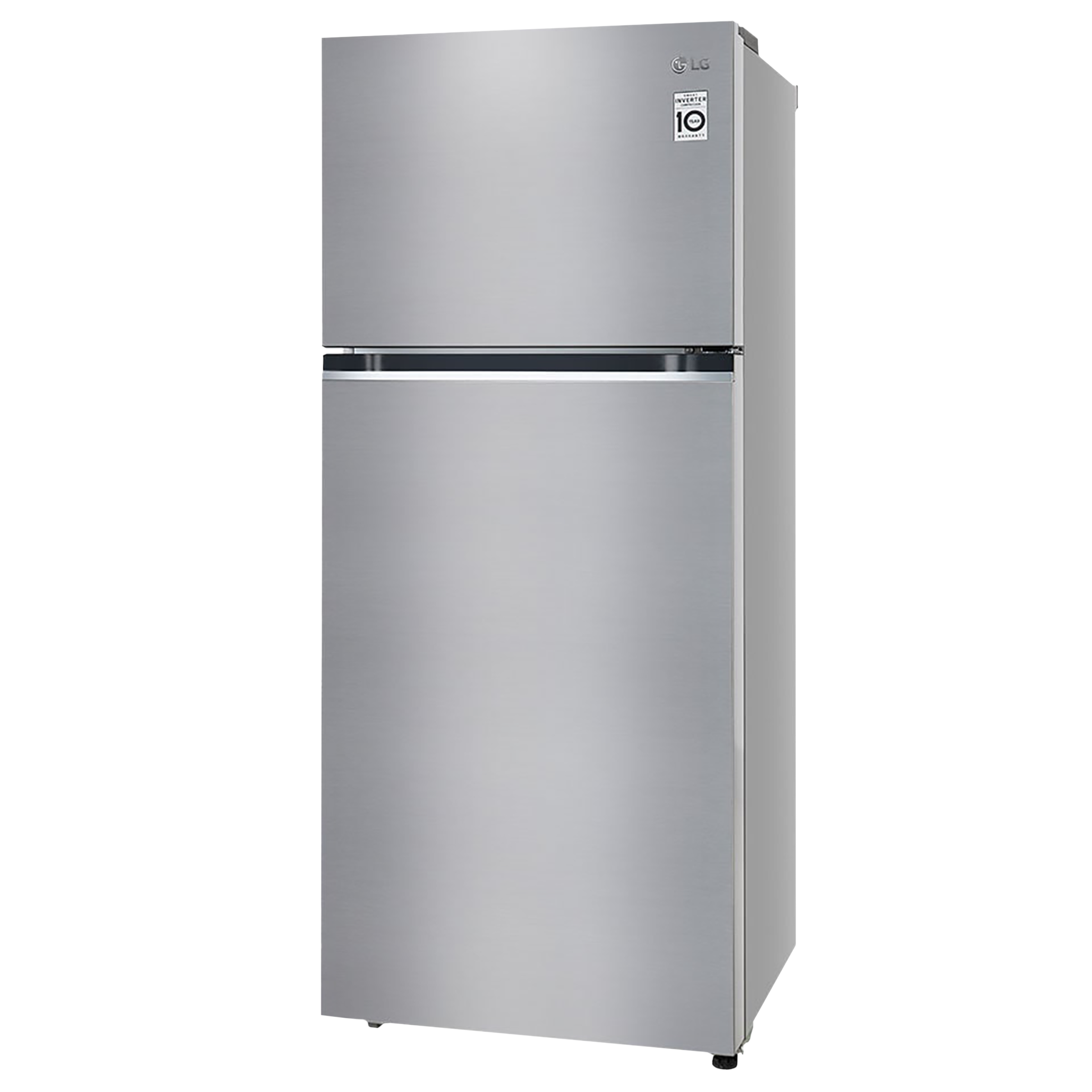LG 360 Litres 2 Star Frost Free Double Door Refrigerator with Anti-Bacteria Gasket (GL-N382SDSY.ADSZEB, Dazzle Steel)_4