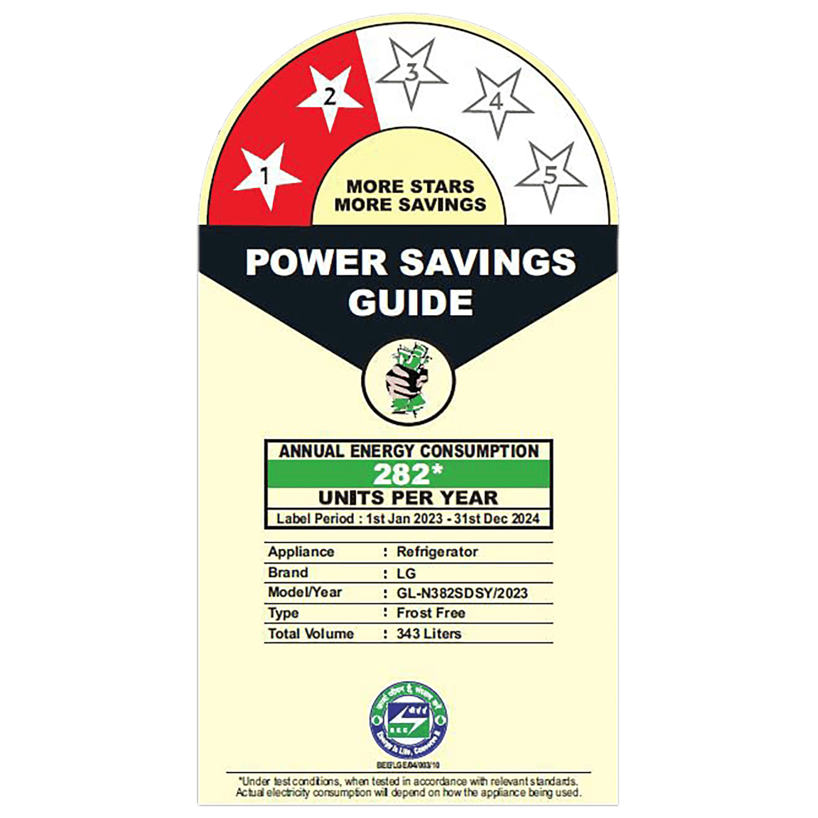 LG 360 Litres 2 Star Frost Free Double Door Refrigerator with Anti-Bacteria Gasket (GL-N382SDSY.ADSZEB, Dazzle Steel)_8