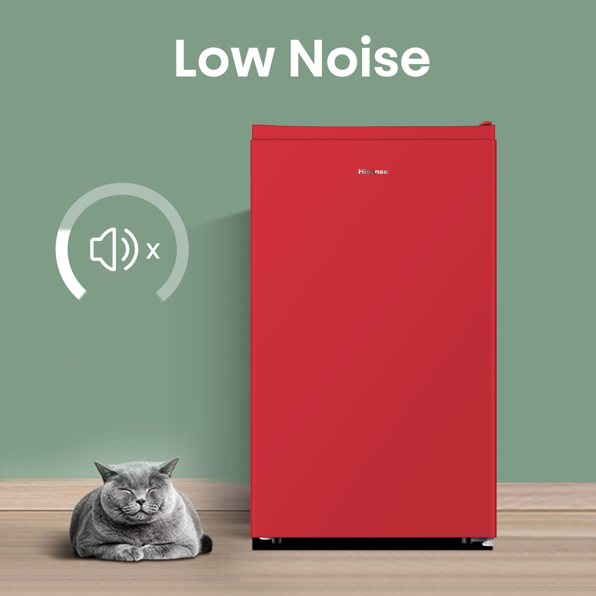 Hisense 94 Litres 2 Star Direct Cool Single Door Refrigerator with 2 Liters Beverage Storage (RR94D4SRN, Red) Hisense 94 Litres 2 Star Direct Cool Single Door Refrigerator with 2 Liters Beverage Storage (RR94D4SRN, Red)_12