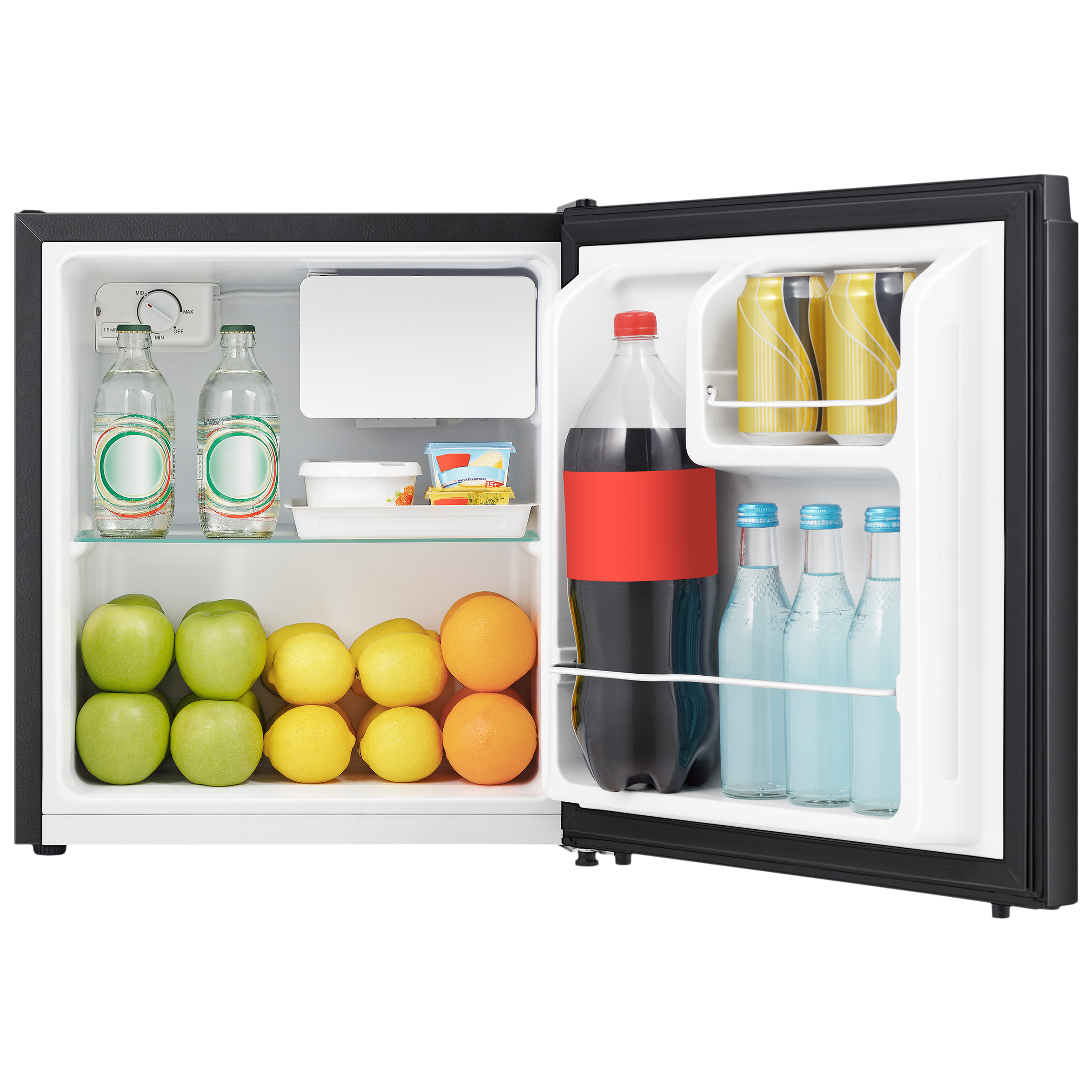 Hisense 46 Liters 2 Star Direct Cool Single Door Refrigerator with Reversible Door (RR46D4SBN, Black)_7