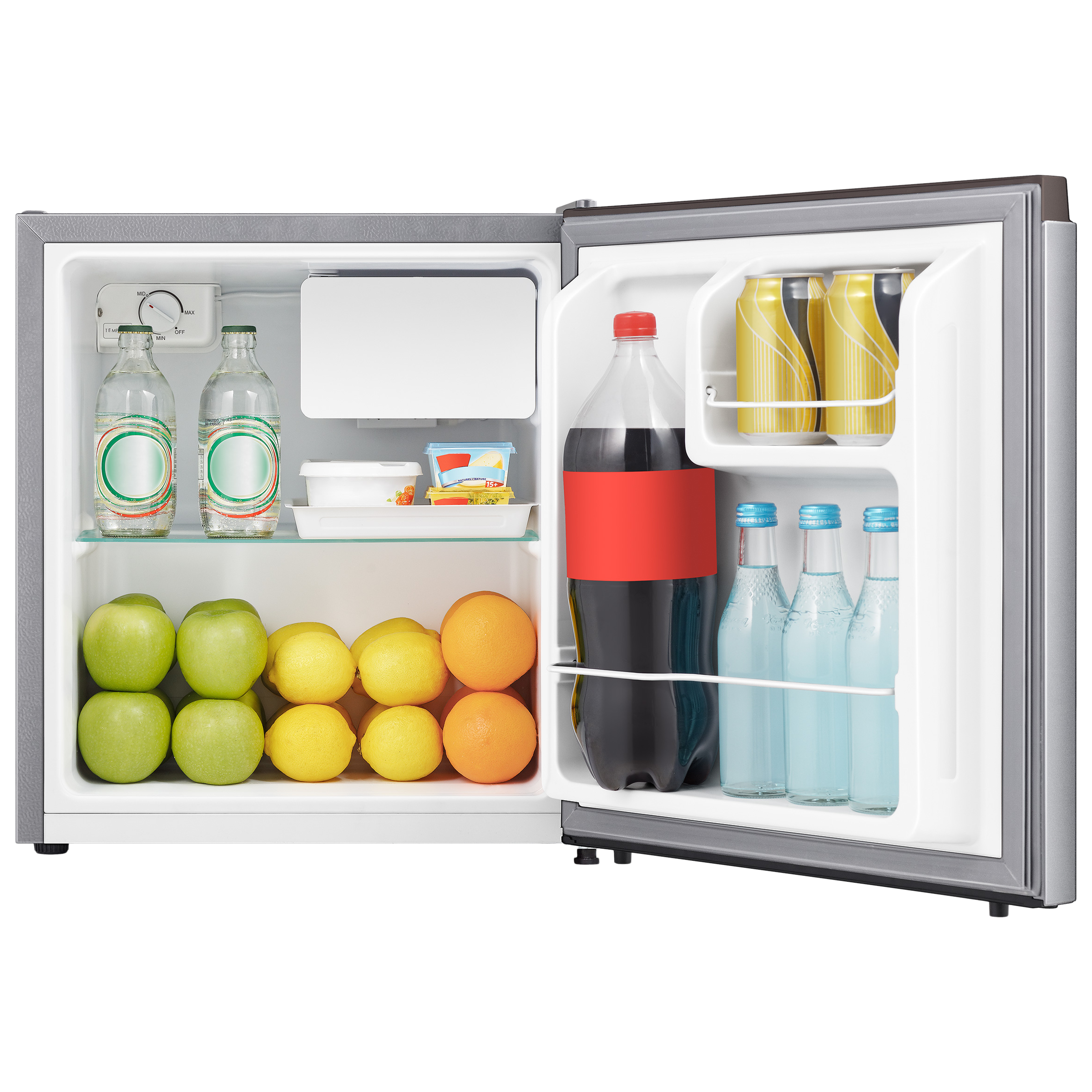 Hisense 46 Liters 2 Star Direct Cool Single Door Refrigerator with Reversible Door (RR46D4SSN, Silver)_6